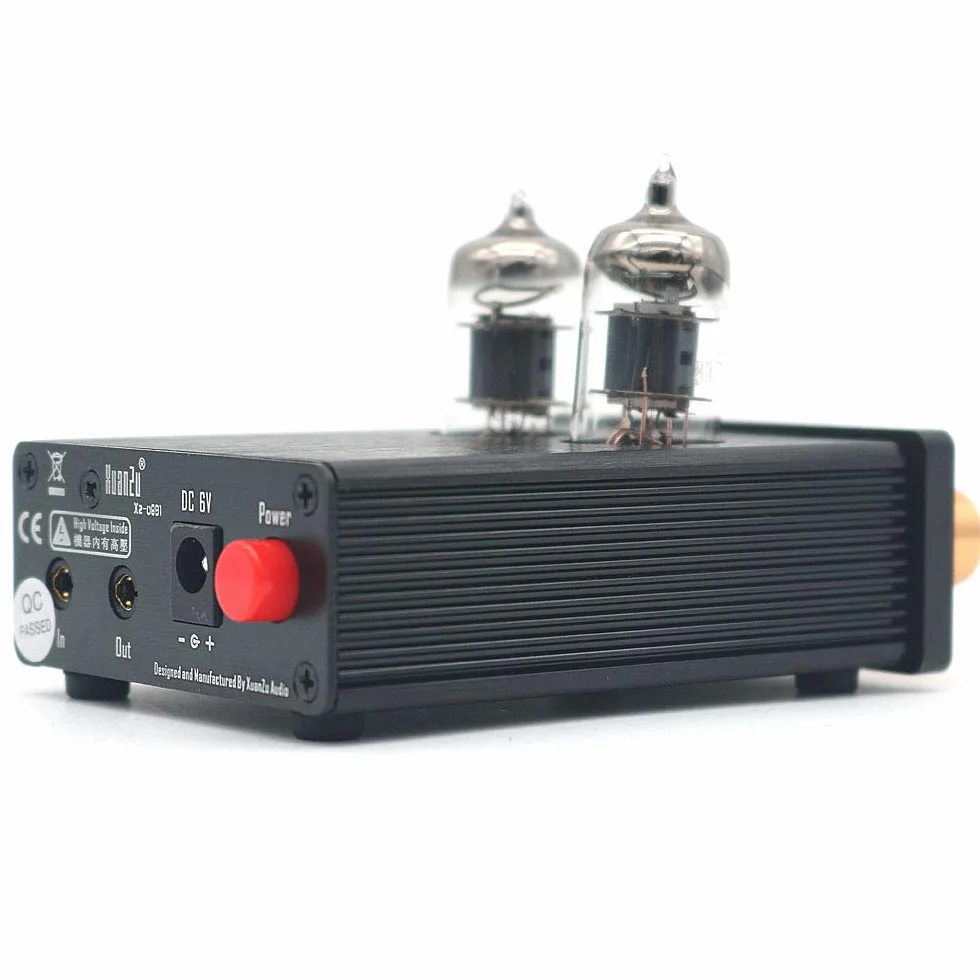DollaTek 6J1 Mini Vacuum Tube Preamplificatore Audio Hi-Fi Stereo Pre-Amplifier Treble Bass Control