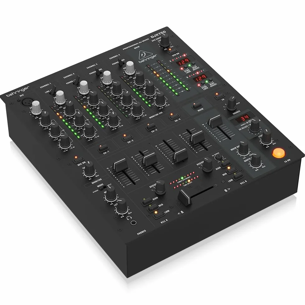 Behringer Pro Djx750 Mixer Digitale 5 Canali Con Effetti