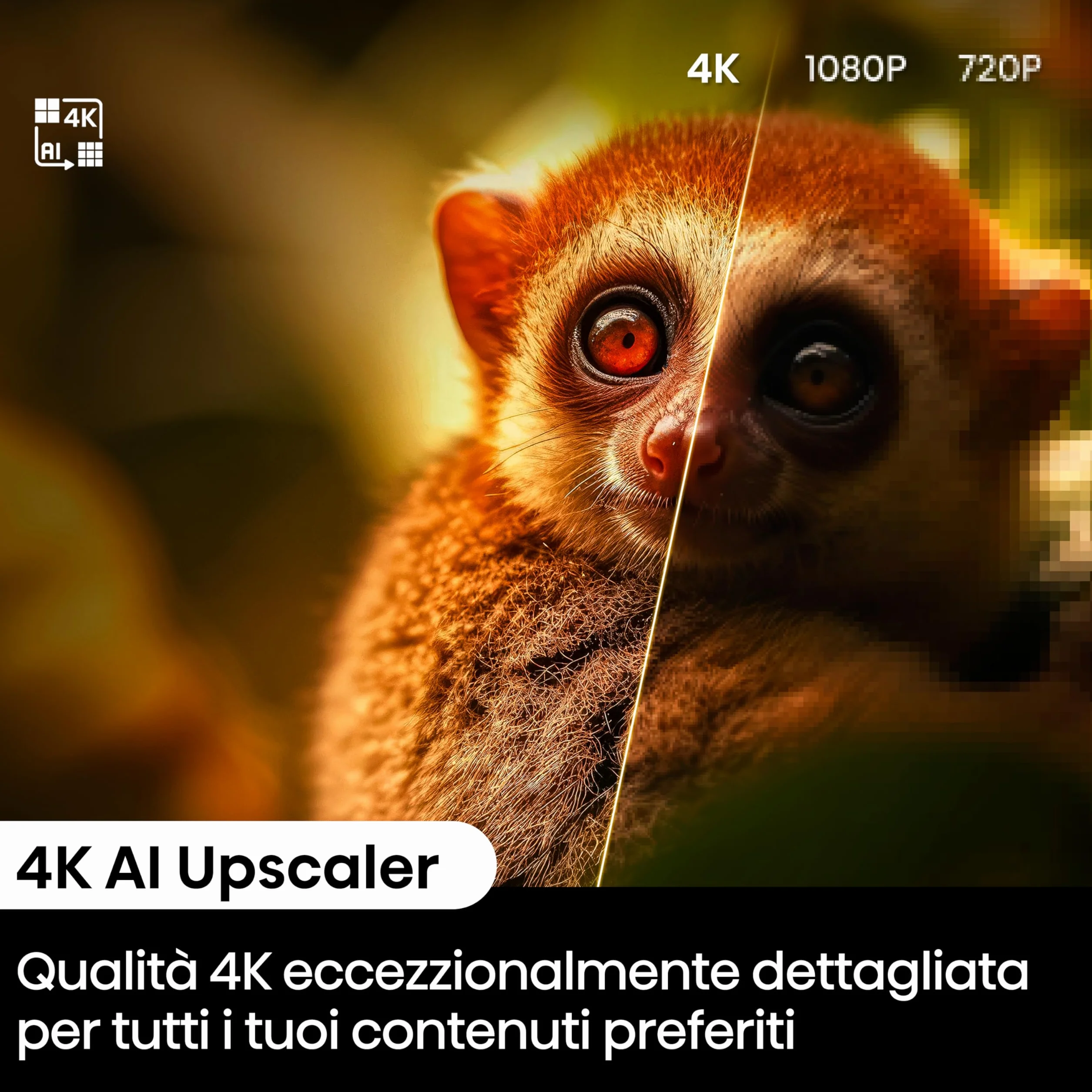 Hisense TV 55" 4K Ultra HD 55E63NT, Smart TV VIDAA U7, Dolby Vision, HDR 10+, DTS Virtual:X, Game Mode Plus, Alexa Built-in, VIDAA Voice, DVB-T2/S2 HEVC 10