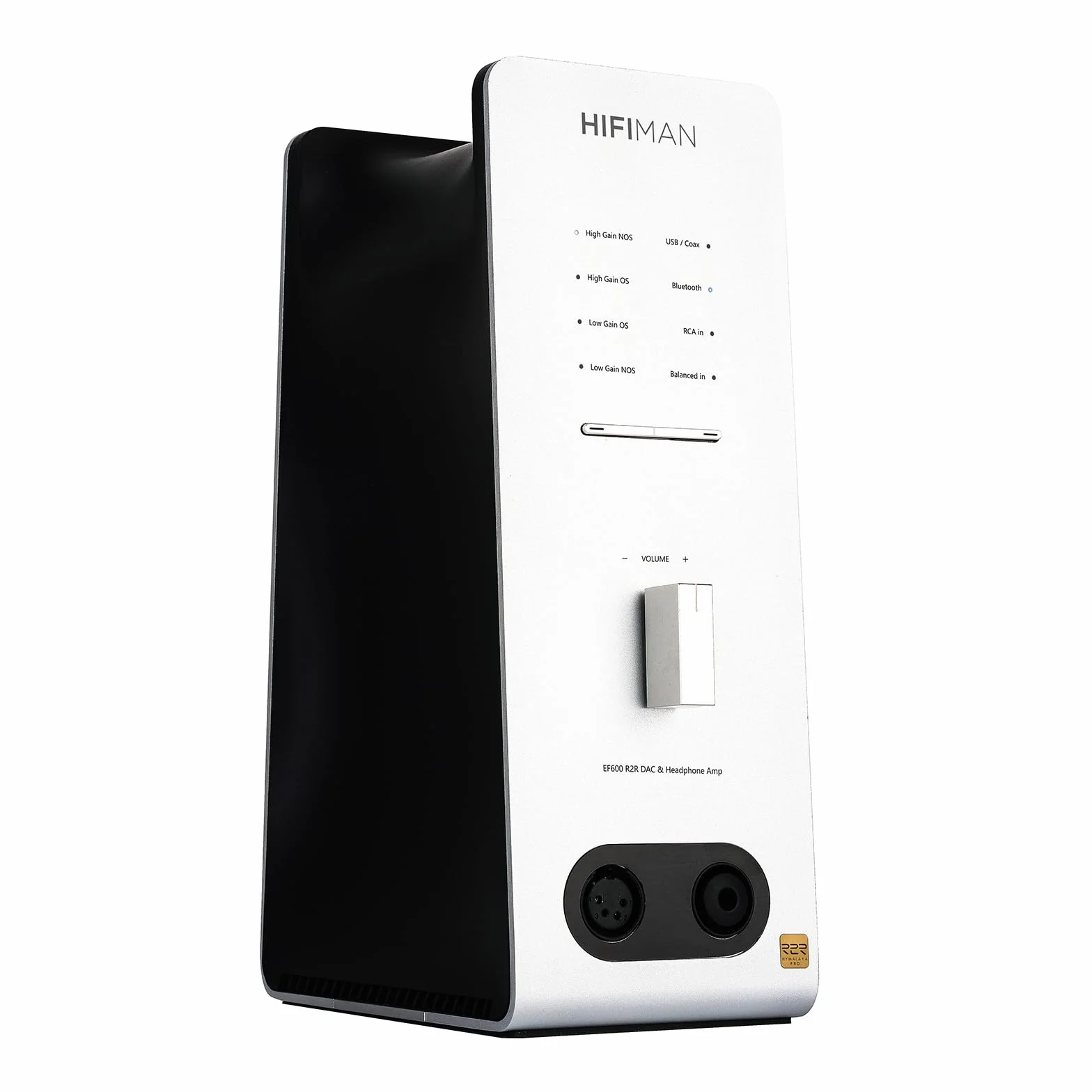 HIFIMAN - EF600, Amplificatore per cuffie da tavolo bilanciato con DAC/Preamp/supporto per cuffie incorporato, con DAC HYMALAYA Pro R2R e Bluetooth, colore argento
