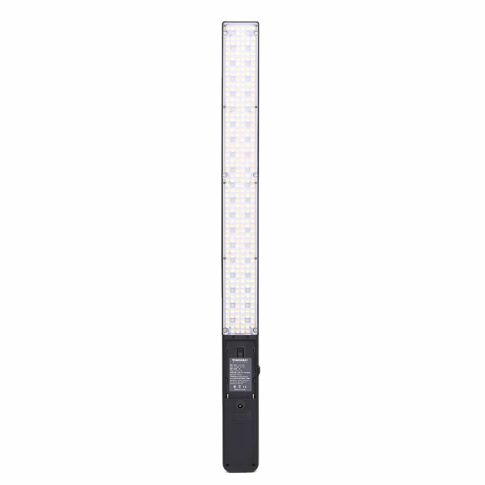 Yongnuo YN360 - Barra LED RGB per illuminazione fotografica, 5500 k - 3200 K, 2560 lm, possibilità di controllo da smartphone, colore: Nero