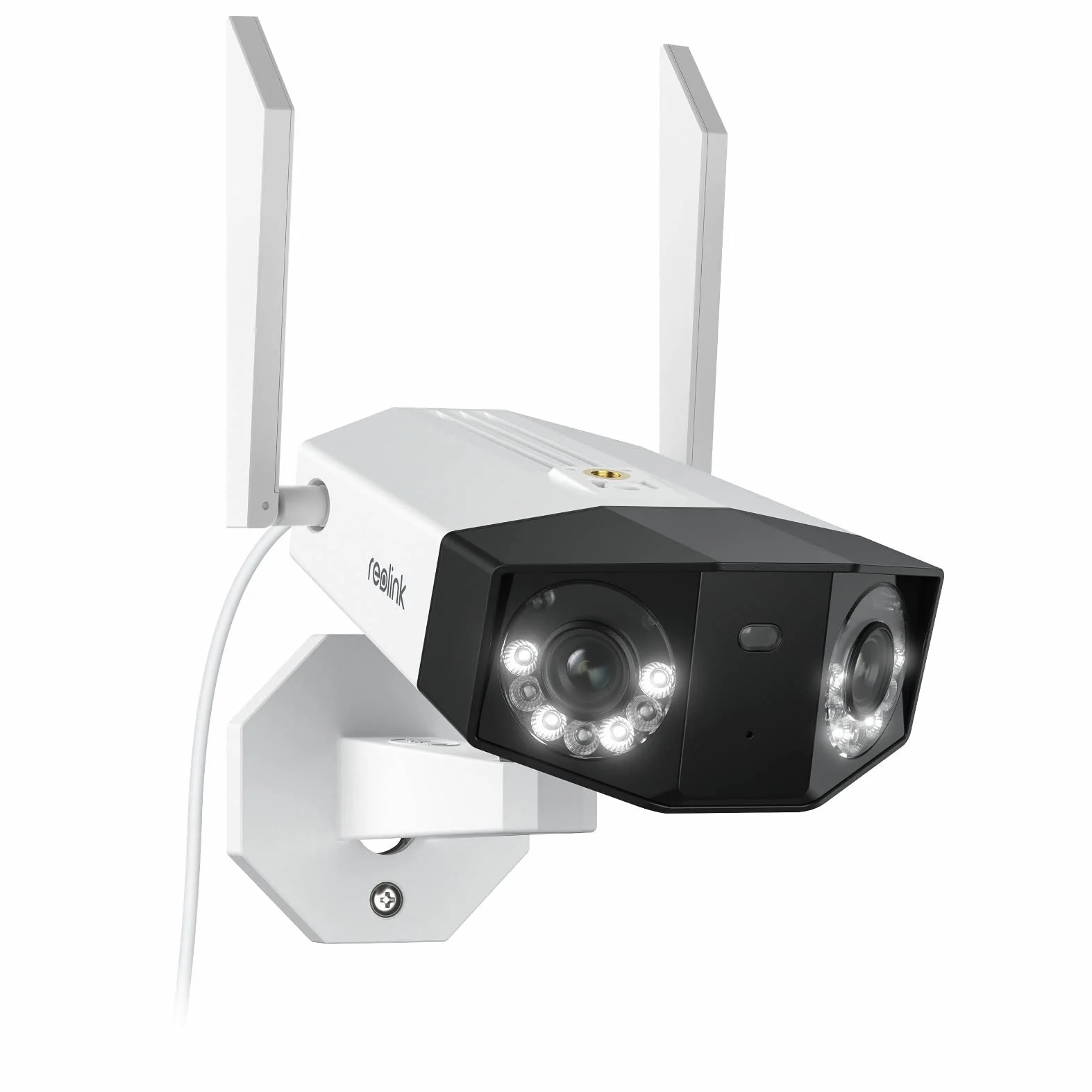 Reolink 4K Telecamera Wi-Fi Esterno con Doppia Lente, Videosorveglianza Esterno con Visione Notturna a Colori, Rilevamento Persone/Veicoli/Pet, Audio a 2 Vie, Duo 2 WiFi (Ricondizionato)