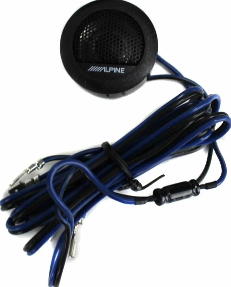 Kit 6 Casse Altoparlanti per VW Polo 9N 6R 6C dal 2001 al 2024 Anteriori e Posteriori compatibile con Alpine Sxe1750S Sxe1725S Set 2 Woofer 2 Tweeter 2 Coassiali 4 Anelli Adattatori 4 Cavi