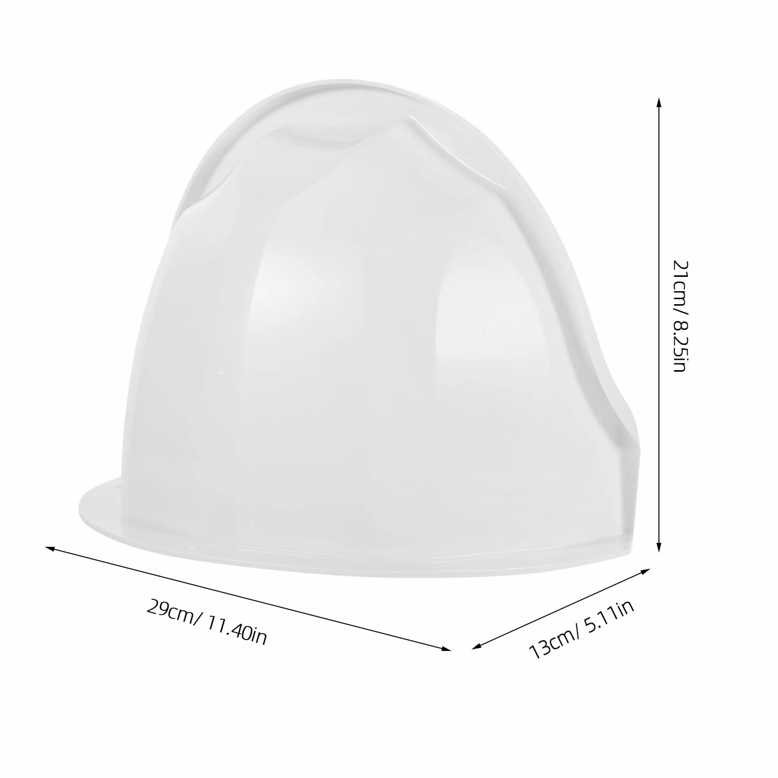 PRETYZOOM 2 Pezzi Copertura Antipioggia Per Telecamera Di Sicurezza Esterna, 29x21 cm Protezione Tettuccio in Abs Per Telecamera E Dome, Resistente Ai Raggi Uv Impermeabile