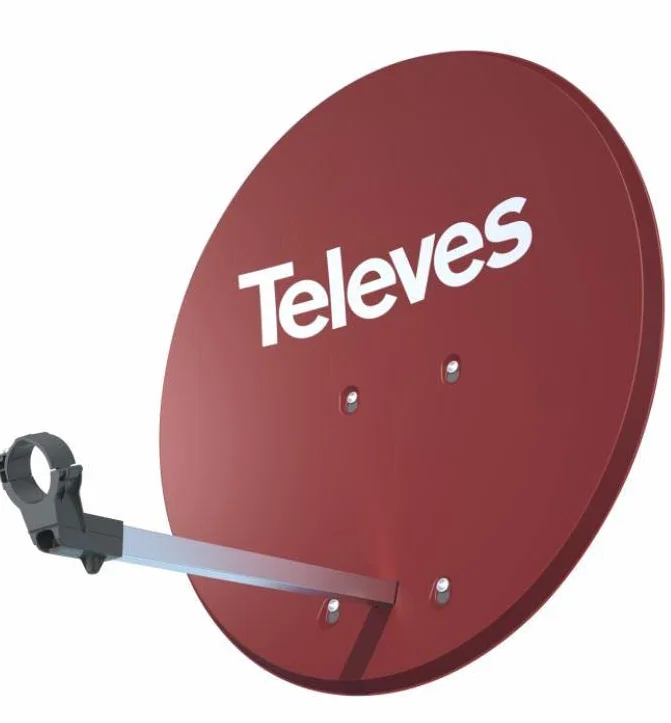 TELEVES Parabola Offset ISD 750 Alluminio G39DBI Rosso 791704