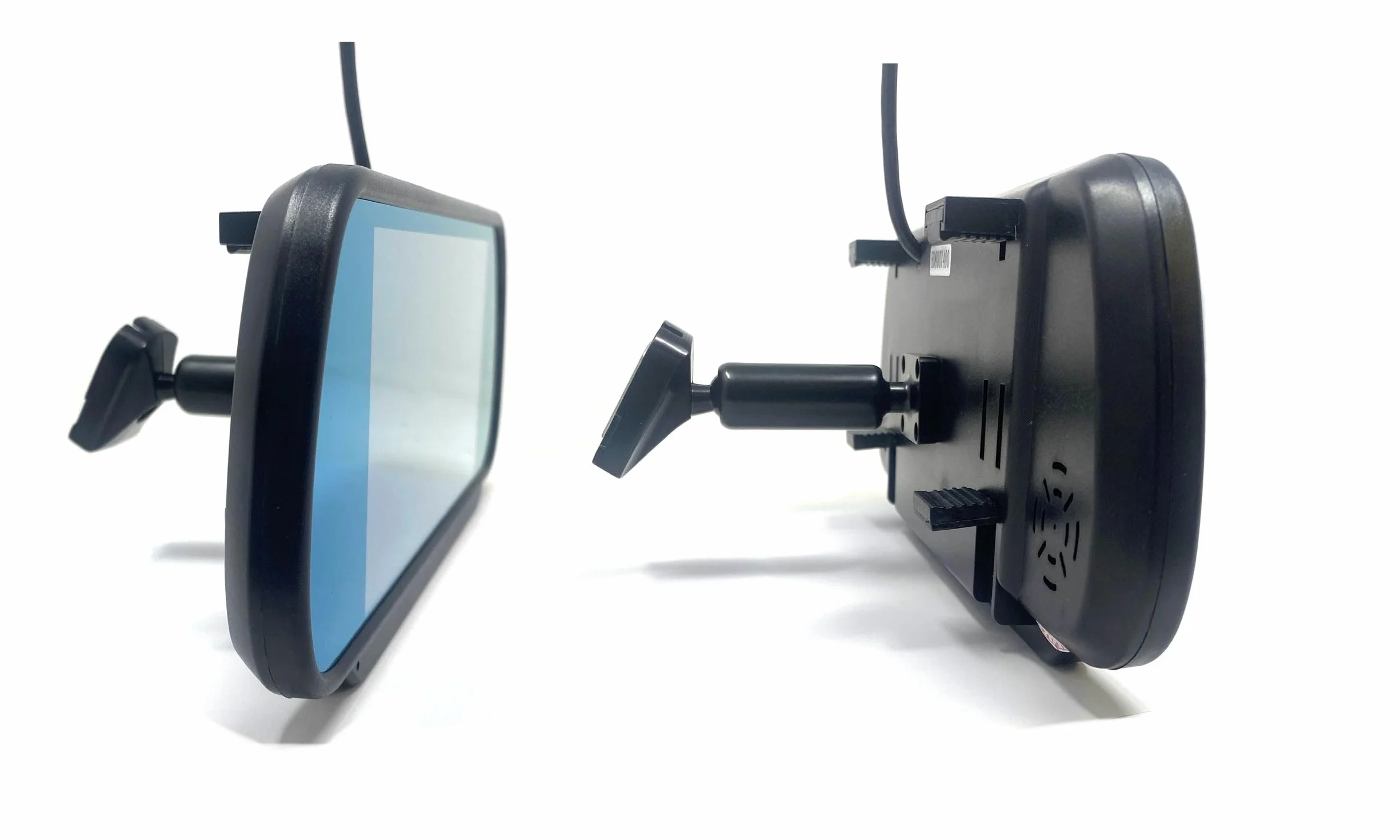 Monitor Automotive Dolphin di visualizzazione dello schermo dello specchietto retrovisore 7 pollici per furgoni con gambo adesivo