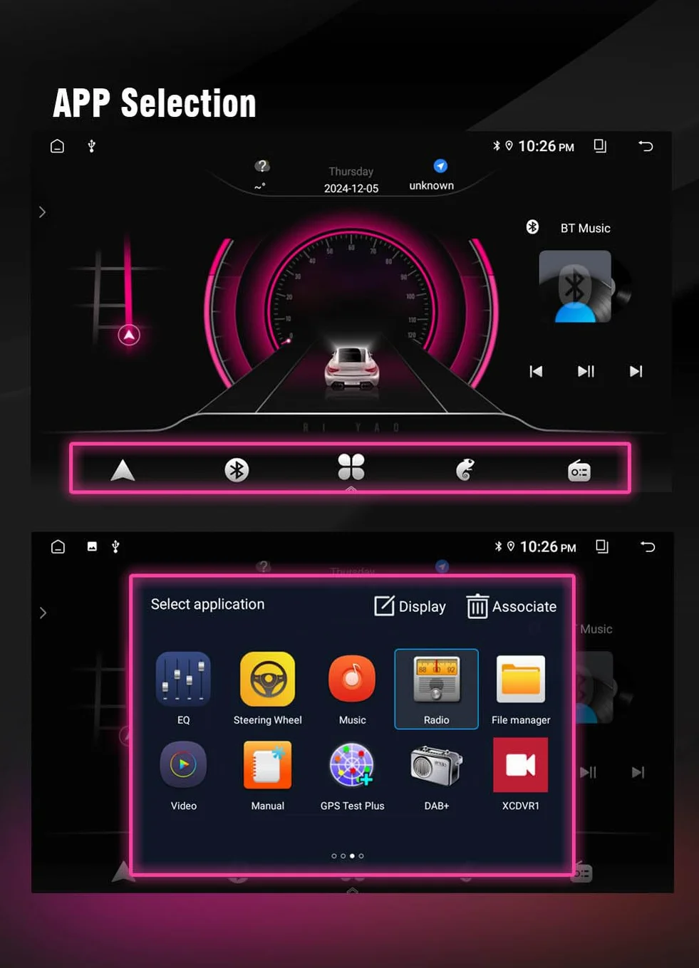 Autoradio da 7 pollici per Lancia Ypsilon Chrysler Ypsilon 2011-2020 Android 15 Carplay Navigazione Radio Lettore Video Multimediale Touch Screen Bluetooth GPS WiFi Android Auto (4 Core 2+32GB)