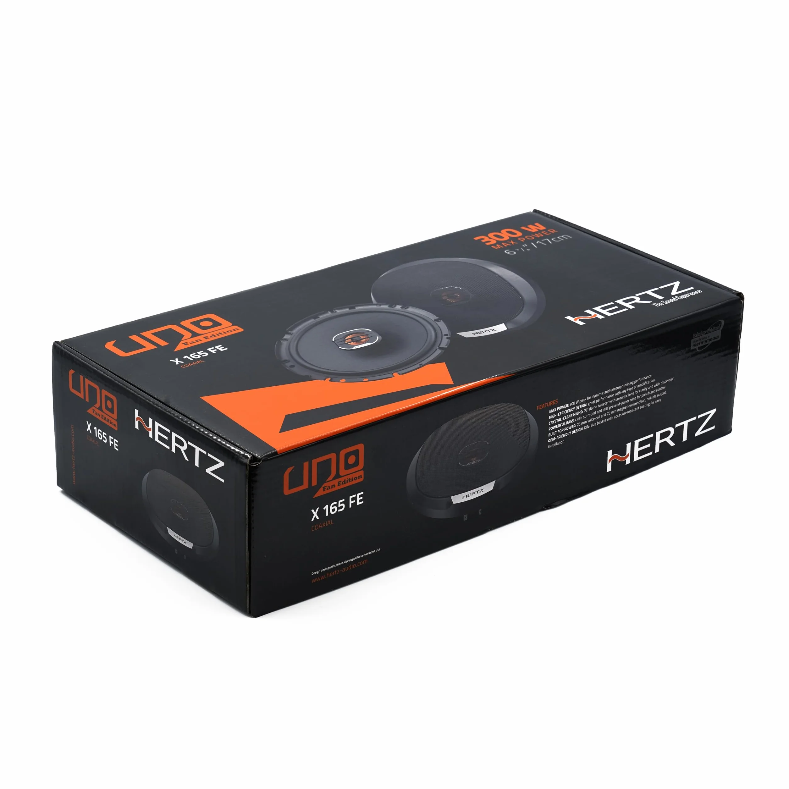 Hertz X 165 Fan Edition 2-Way Coaxial Speakers 165/170mm 300W Peak 50W RMS 4 Ohm