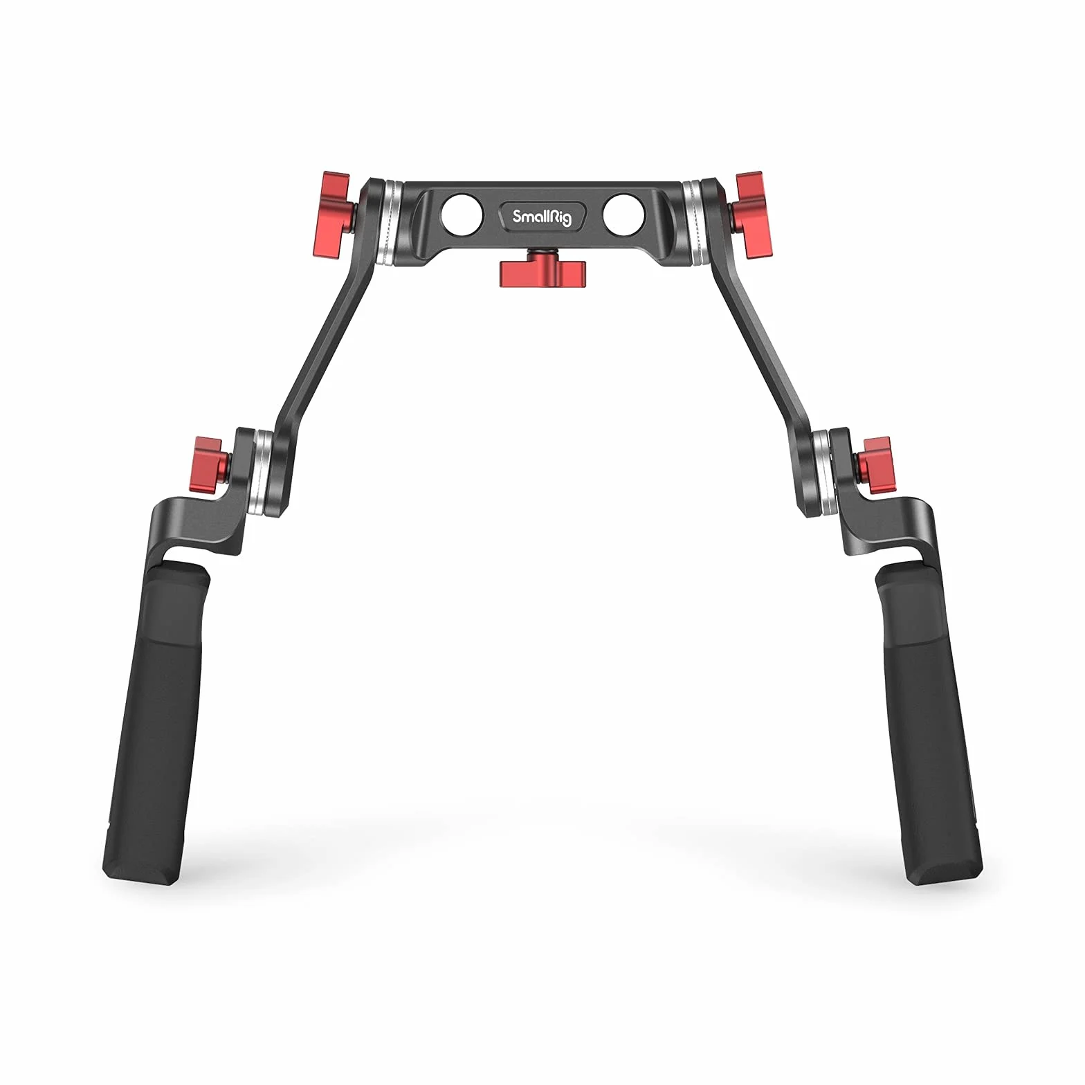 SMALLRIG Rosette Handle Kit Support Shoulder Rig Portable Système 15mm Rod Clamp avec Bras d’Extension Poignée Caoutchouc Pour DSLR per Canon per Sony per Panasonic etc.- 2002F