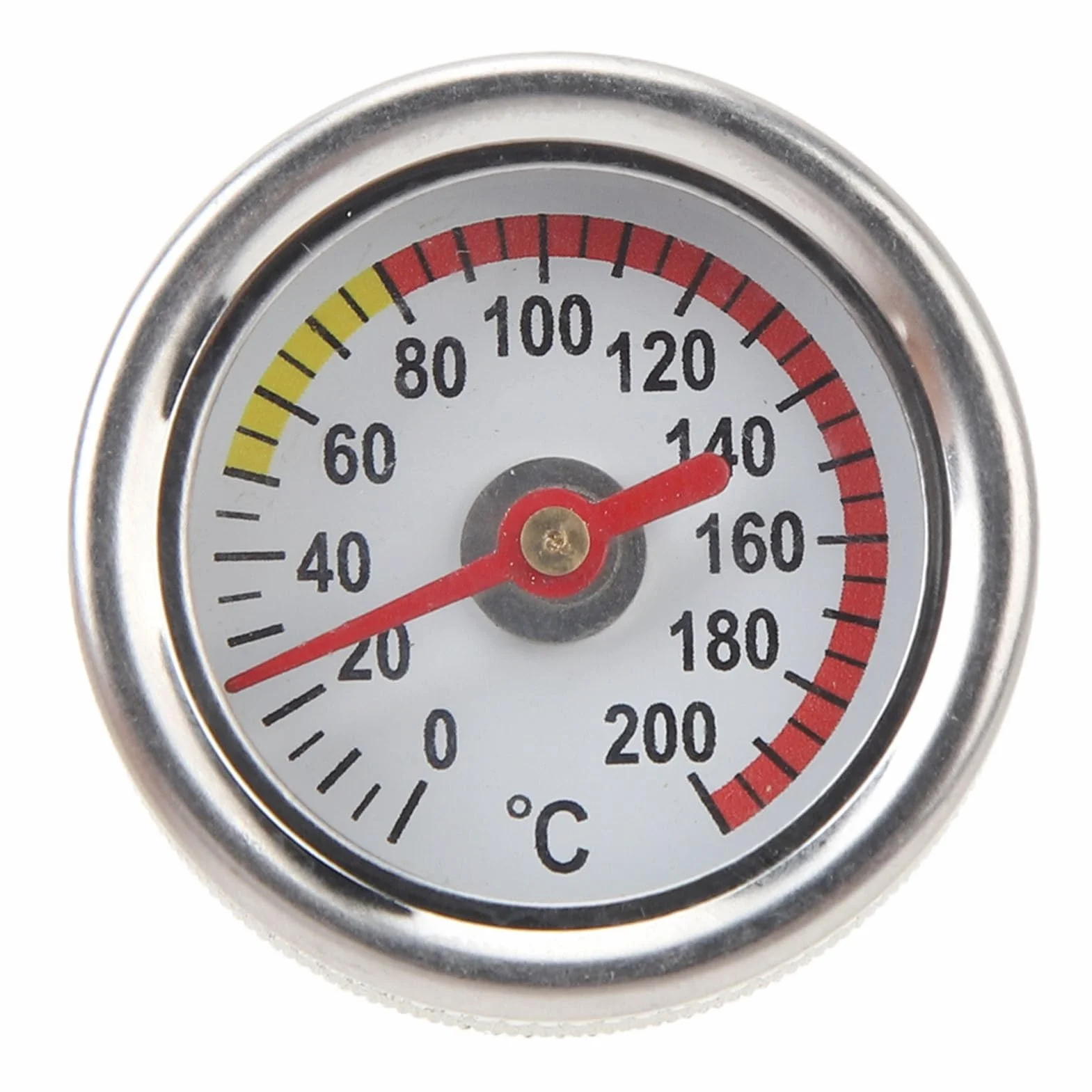 Misuratore della Temperatura Dell'Olio, Indicatore della Temperatura Dell'Olio Motore M20 X 1,5 Da 0 a 200 ℃ Installazione Semplice Metallo Resistente Indicatore Temperatura Olio