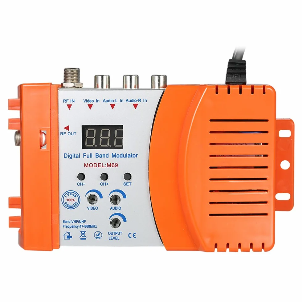 Irfora Modulo HF compatto convertitore audio video TV RHF UHF amplificatore di segnale AC230V