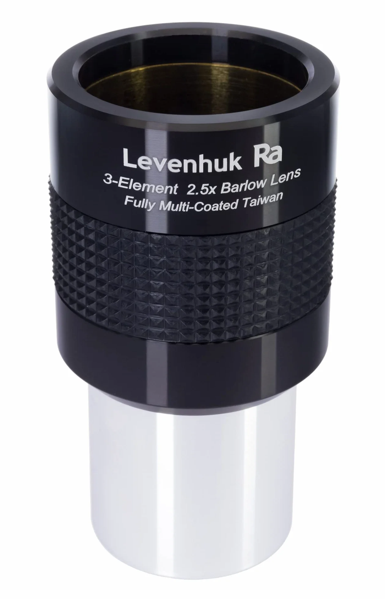 Lente Di Barlow Apocromatica Levenhuk 2,5x, 1,25", Fully Multi-Coated, Per Telescopi Con Filettatura Per Filtri Ottici M28,5x0,6 mm