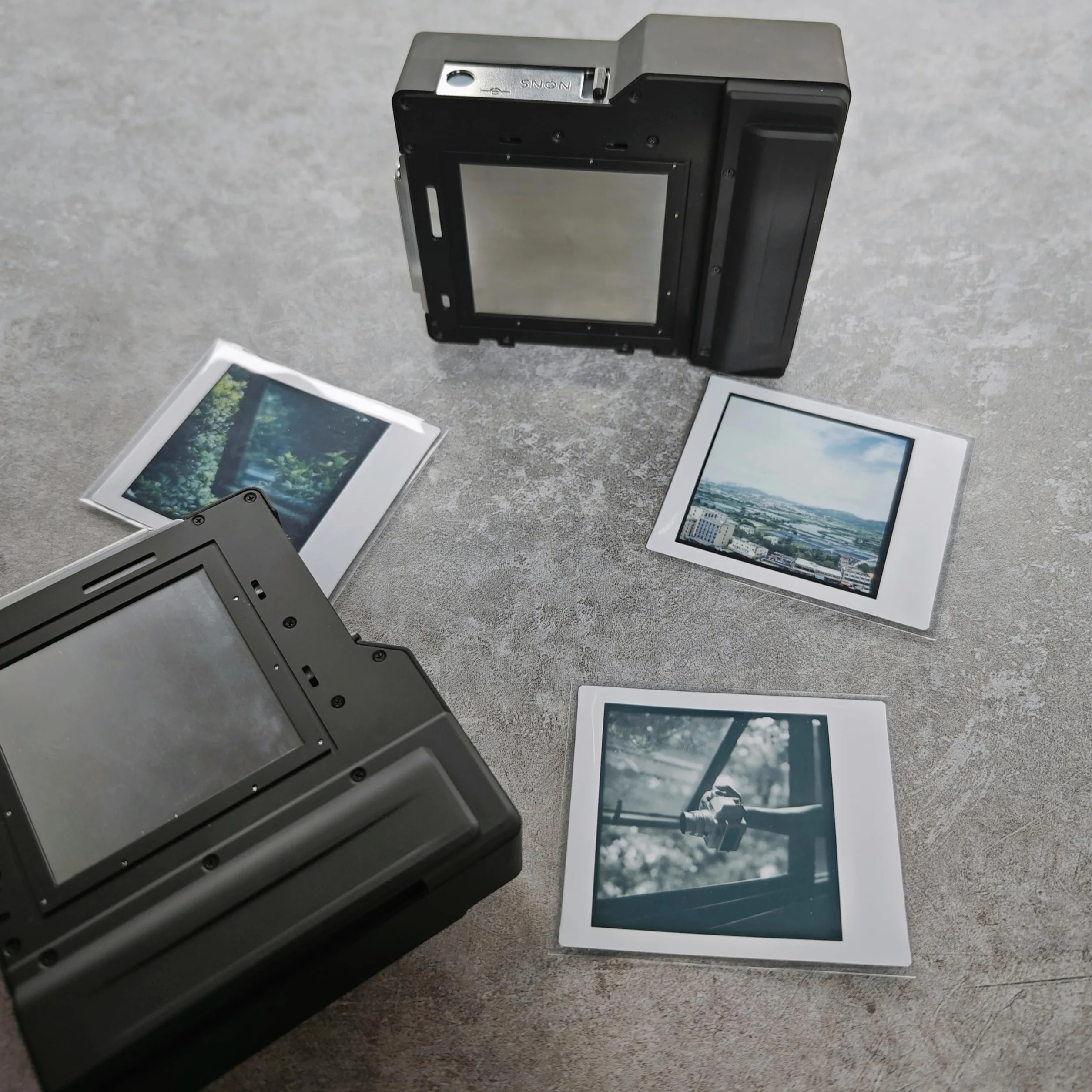 NONS Fotocamera posteriore istantanea Hasselblad (pellicola istantanea Square) 500C, 500CM 501C, 501CM 503CX, 503CXi, 503CW, 2000 FCM, SWC, SWC/M, 903SWC, PME5, PME51 Finder