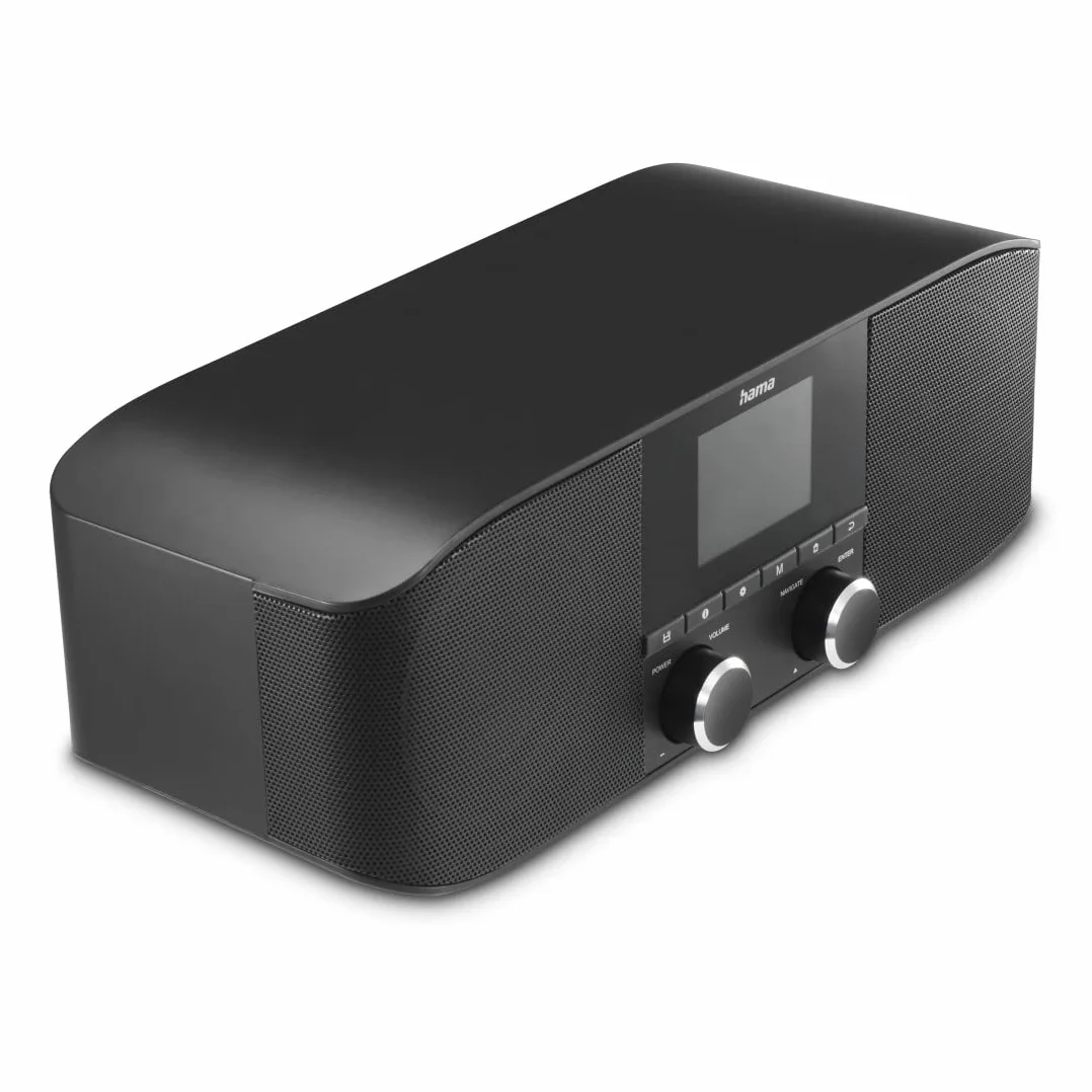 Hama Radio Internet WLAN DAB+ Bluetooth Sveglia Aux 3,5 mm FM Nero