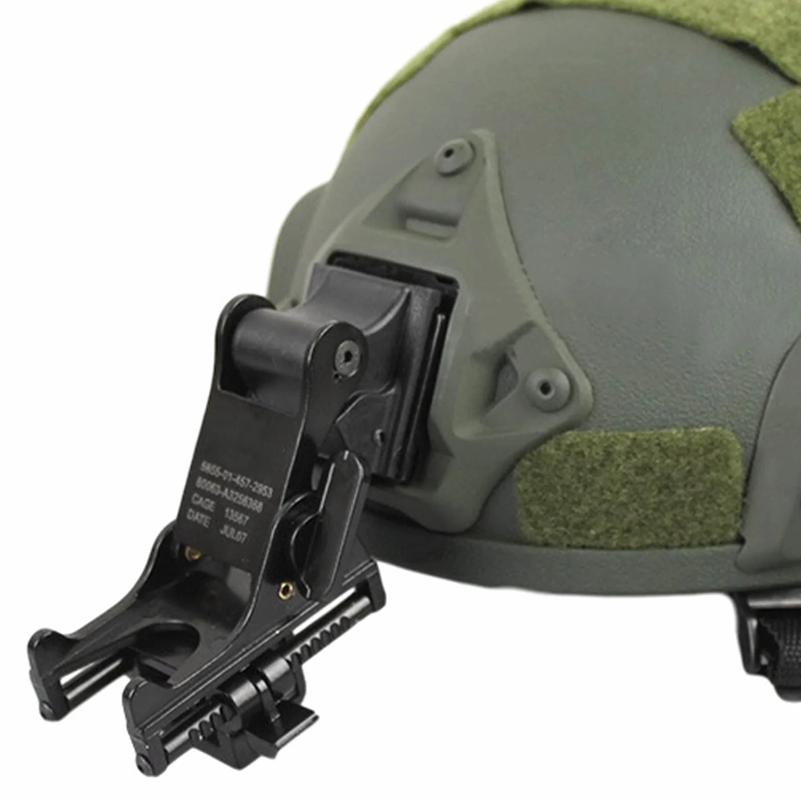 Topyond Visore Notturno Supporto, Adattatore Elmetto Visore, Supporto Adattatore per Casco M88 con Dumper Migliorato, Staffa NVG per Visione Notturna PVS14, Accessori per Casco