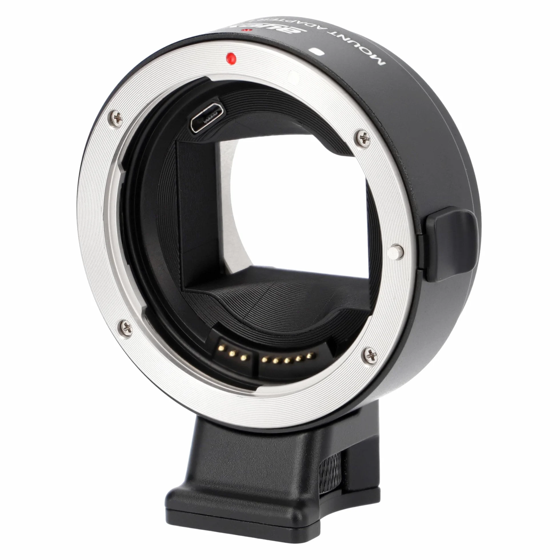 ayex Adattatore per obiettivo compatibile con obiettivi Canon EF, compatibile con fotocamere Sony E-Mount Dual Autofocus Control & is Stabilizzazione EF-NEX IV EF-E IV