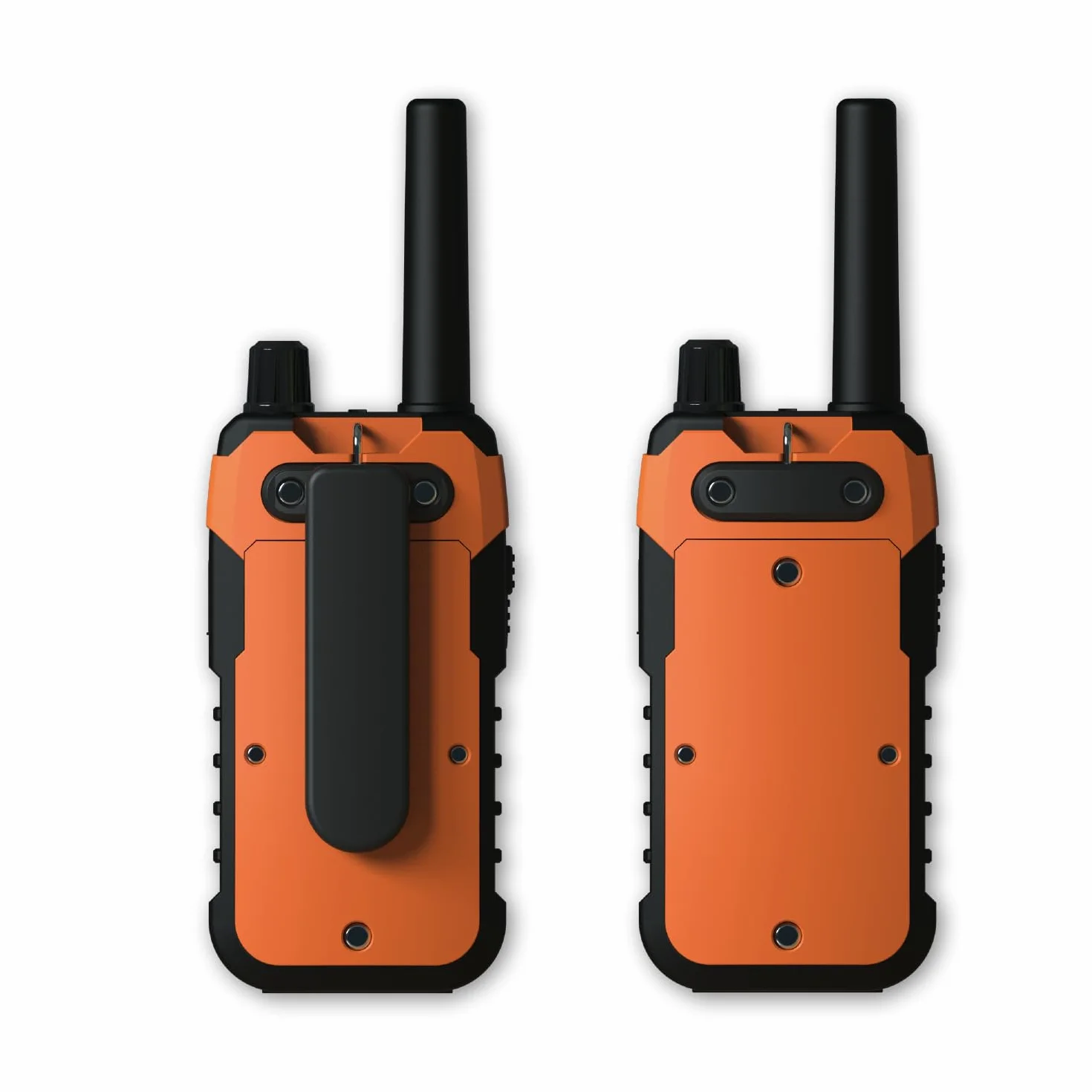 Logicom Extreme - Walkie-Talkie - PMR446 - Portata 10 km - Autonomia 36h - IP67-16 canali - Schermo LCD - USB-C Torcia - VOX Vivavoce - Audio Jack - Batteria 2000 mAh - Confezione da 2 radio
