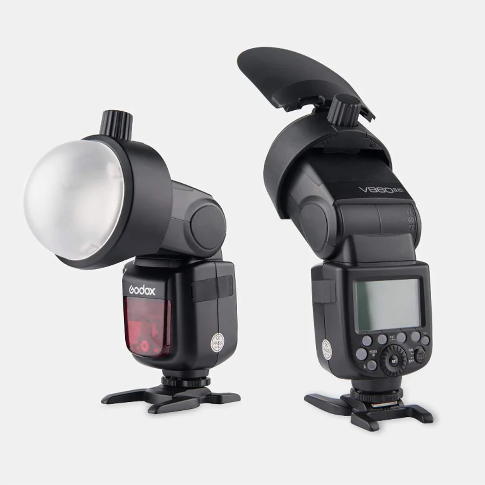 Godox Kit S-R1 e AK-R1 Flash Diffusore Light Softbox Speedlite Flash Accessori con supporto universale Adpater per Canon, per Nikon, per Sony Speedlight