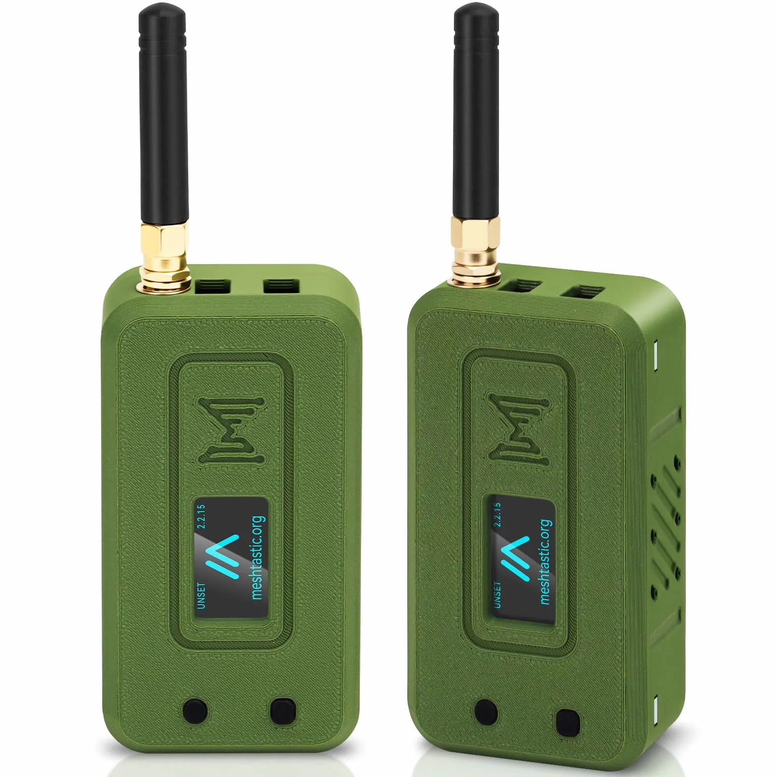 2 Set Scheda di sviluppo ESP32 LoRa V4 + Modulo GNSS L76 + Batteria 3000mAh + Custodia Verde, ESP32-S3 SX1262 LoRa WiFi Bluetooth 2MB PSRAM 16MB Flash Antenna 915MHz Supporto GPS Solare per Arduino