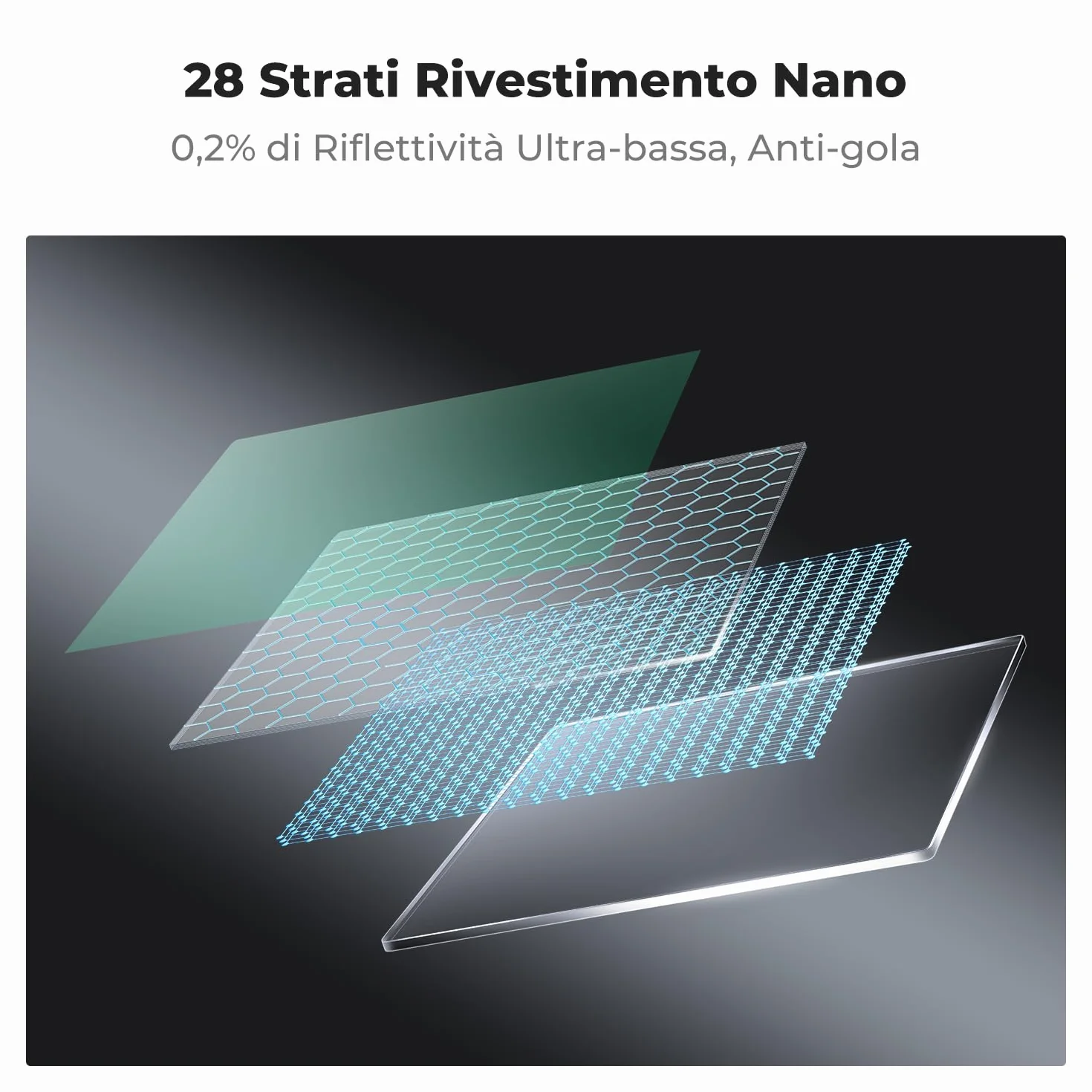 K&F CONCEPT Nano-X Filtri a Lastra Soft GND 16 (1.2) da 100x150mm in Vetro Ottico con 28 Strati Rivestimento Nano Compatibile Nano-X Porta Filtri per Lente