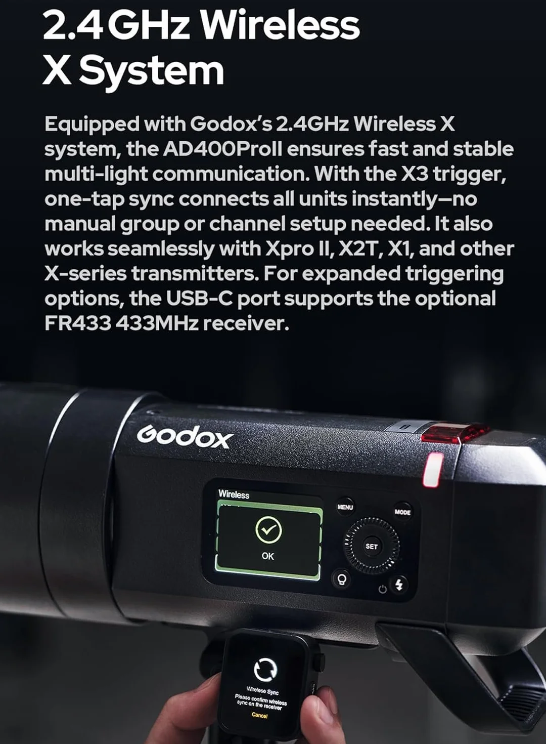 Godox AD200PRO-PC AD200PRO - Parafango in silicone per porte