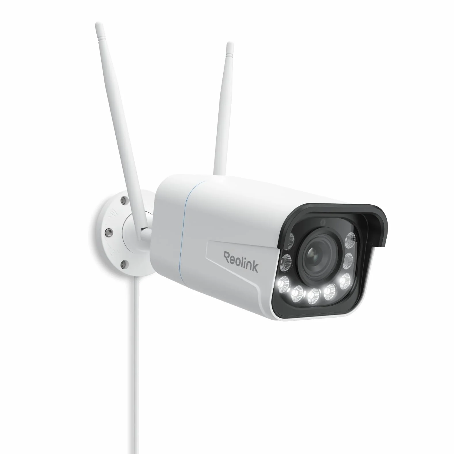 Reolink 4K 8MP Telecamera Wi-Fi Esterno con 5X Zoom Ottico, Rilevamento di Persona/Veicolo/Animale, Videocamera di Sorveglianza con Wi-Fi 6, Visione Notturna a Colori, Audio Bidirezionale, RLC-811WA