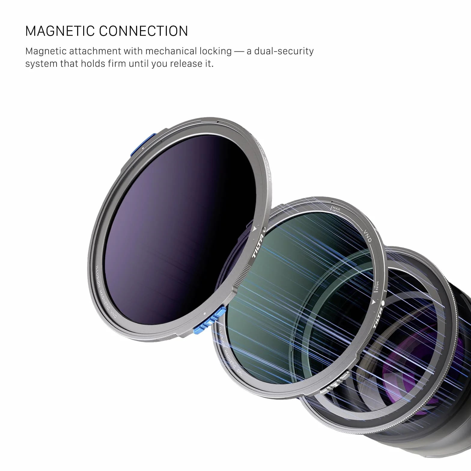 Tilta Portafiltri Magnetico Illusion Doppio da 95 mm TF-MFH-D95