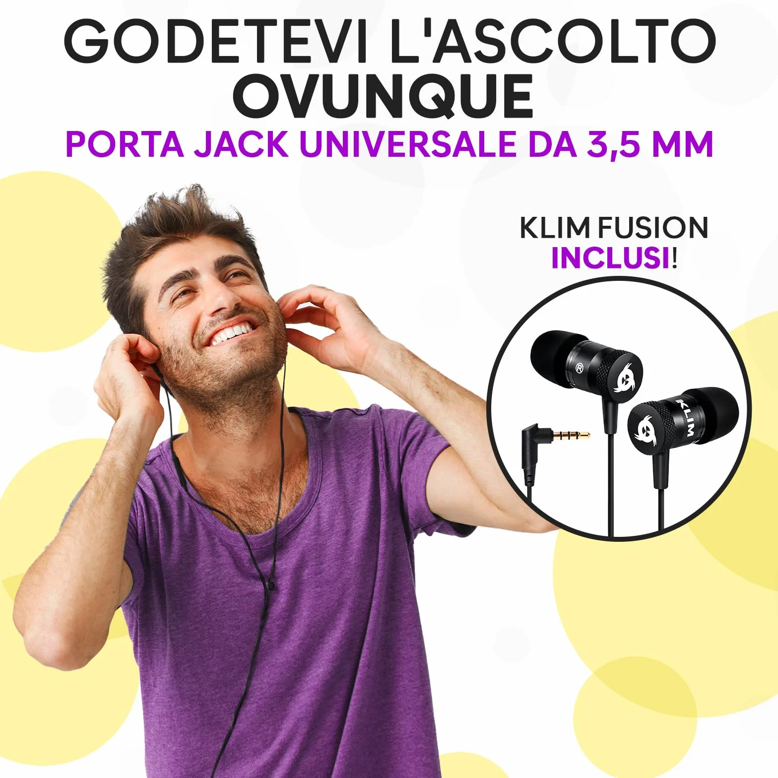 KLIM K10 Lettore Cassette Audio Portatile Registratore MP3 Convertitore Nero