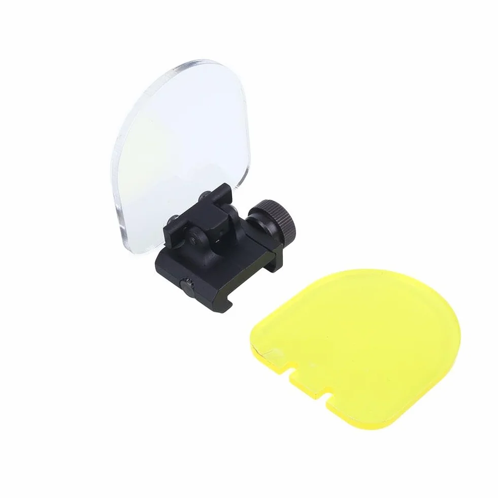 Airsoft Mirino Copertura Protettiva Obiettivo Punto Rosso Verde Piega