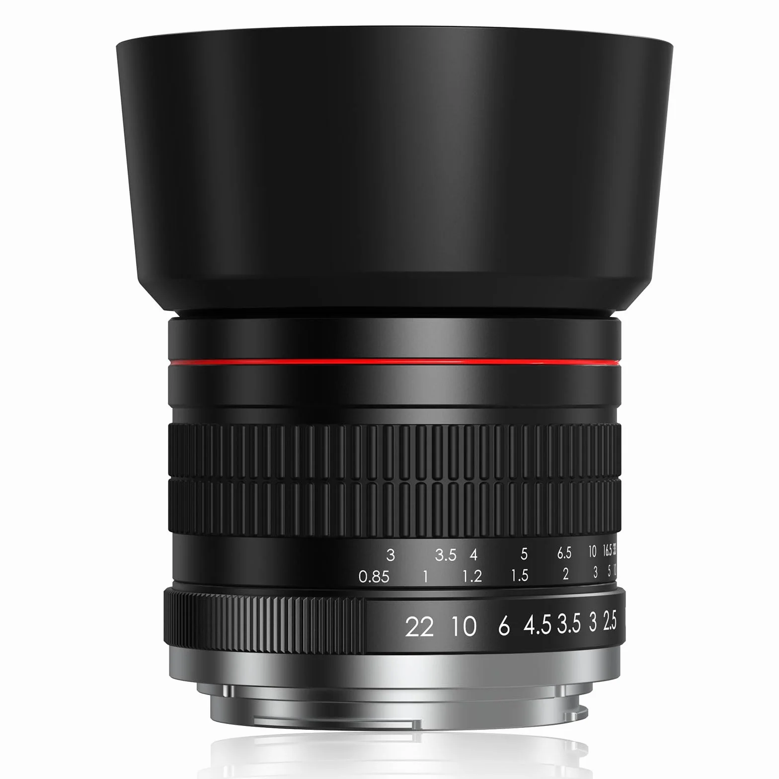 Obiettivo EF per Canon – 85mm f1.8 Manuale Obiettivo Ritratto per Canon Rebel SL3 SL2 T8i T7 T7i T6 T6i 850D 800D 750D 250D 200D 90D 80D 77D 4000D 3000D 2000D 1500D 6DII/5DIV/IDXIII SLR Fotocamera