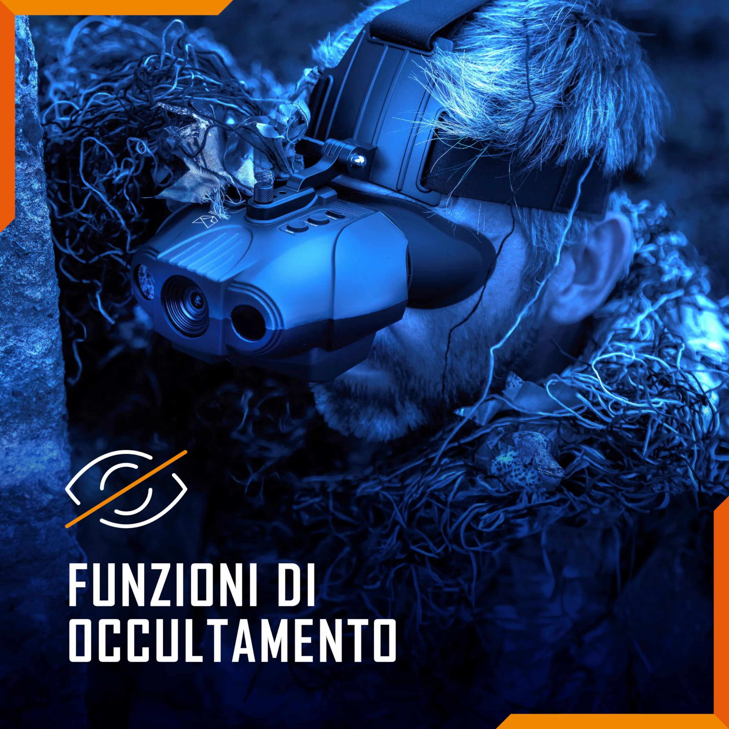 Nightfox Swift 2 Occhiali Visione Notturna | Montaggio sulla Testa | Ingrandimento 1x | 1080P HD | Ricaricabile USB | Binocolo Visione Notturna Digitale a Infrarossi