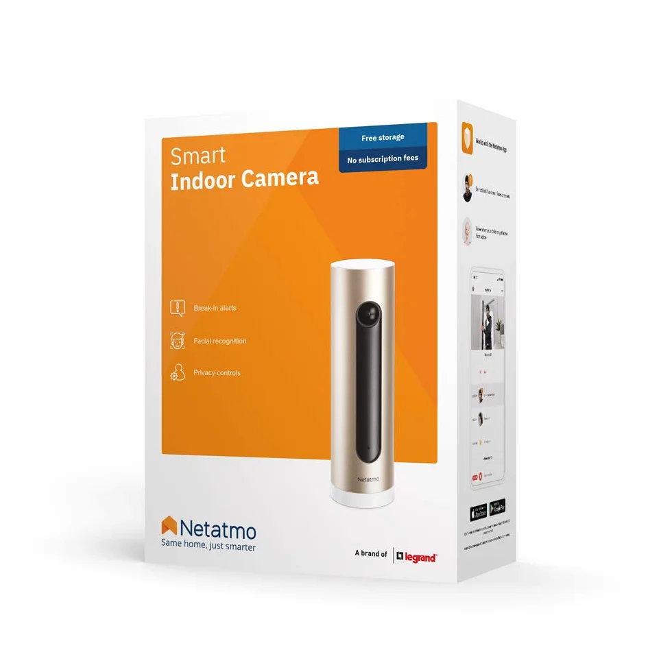 Netatmo Telecamera di Sorveglianza Interna - Wifi 2,4 Ghz - NSC01-R-EC - (Ricondizionata A+)