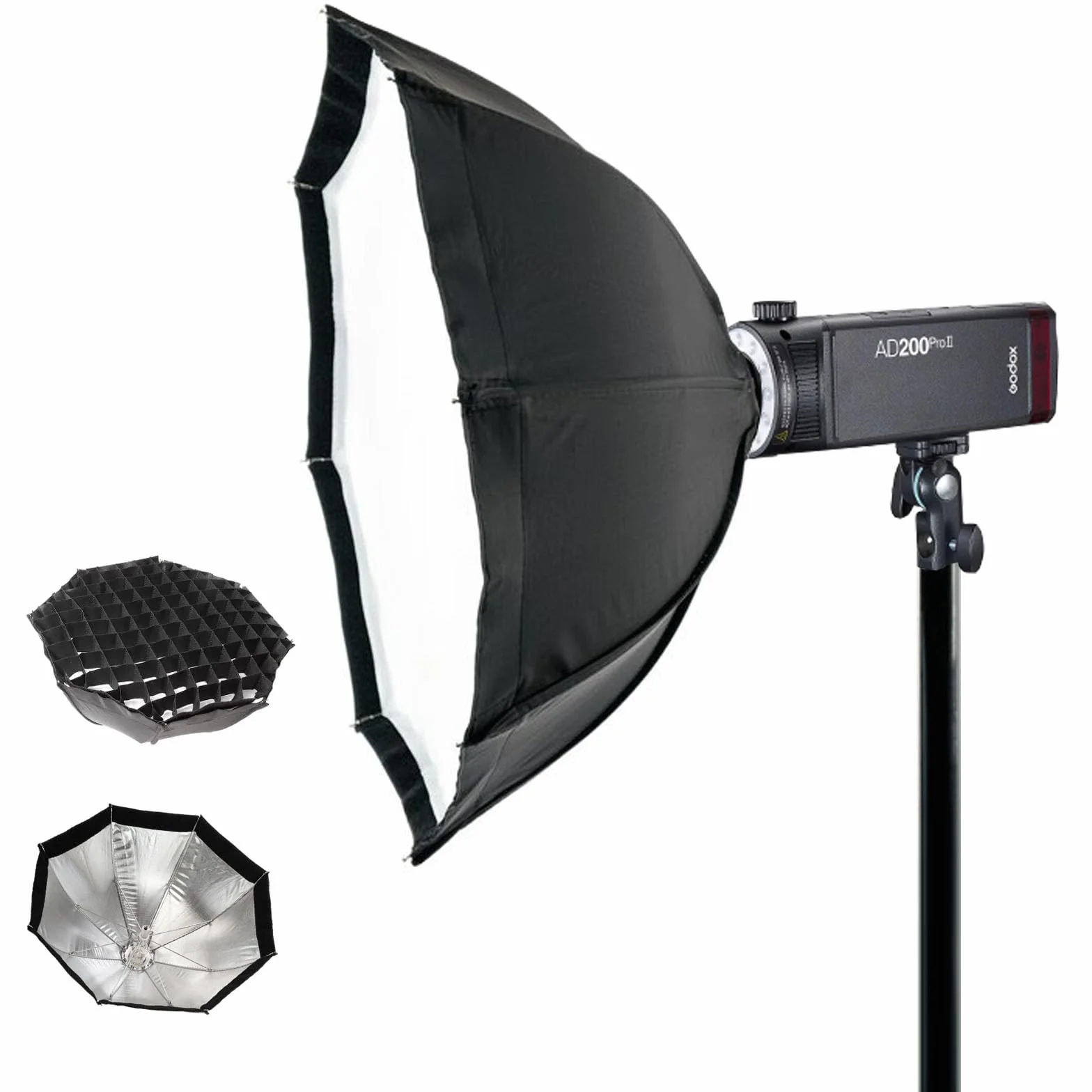 GODOX AD-S7 + AD-S8 Octabox pliable avec contre cache pour flash WITSTRO AD