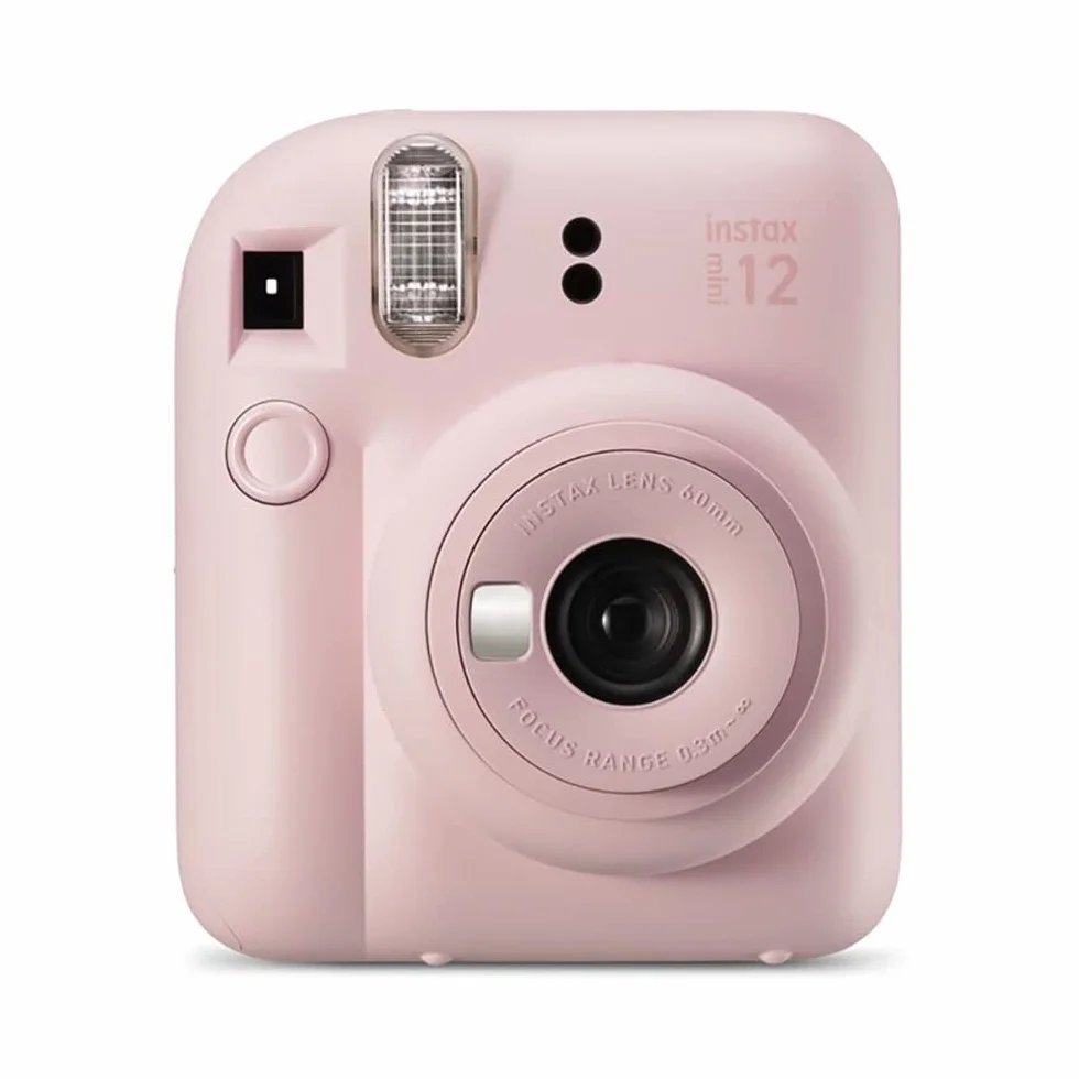 Fujifilm Instax Mini 12 - Fotocamera istantanea con confezione da 40 pellicole, colore: Rosa