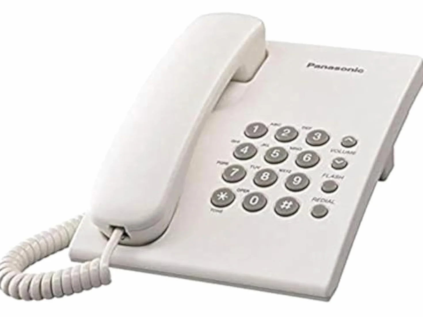 Panasonic Corded KX-TS500FX 475 g, 150 x 200 x 96 mm, Baltas