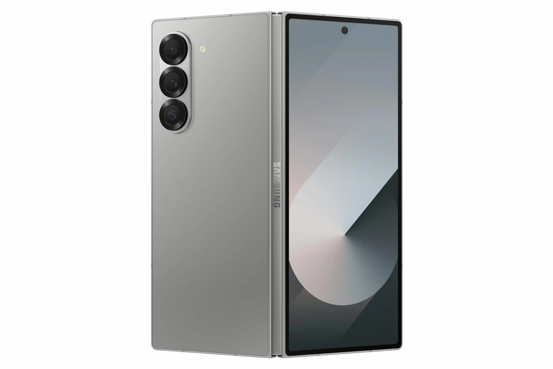 Samsung Galaxy Z Fold6 256GB Silver Shadow 19,3cm (7,6") OLED Display, Android 14, Triple-Kamera, Faltbar (Ricondizionato)