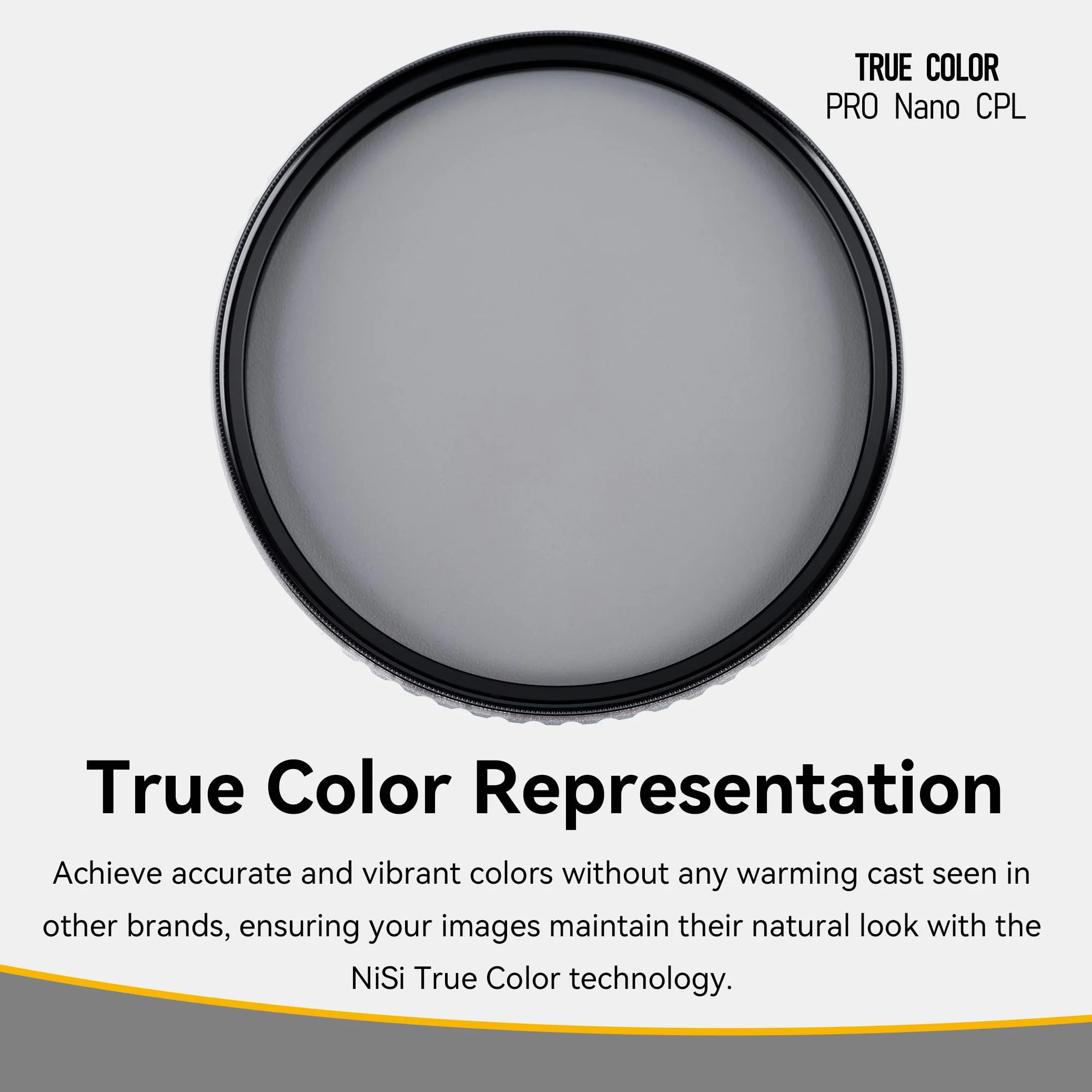 Filtro NiSi polarizzatore CPL True Color - 82 mm