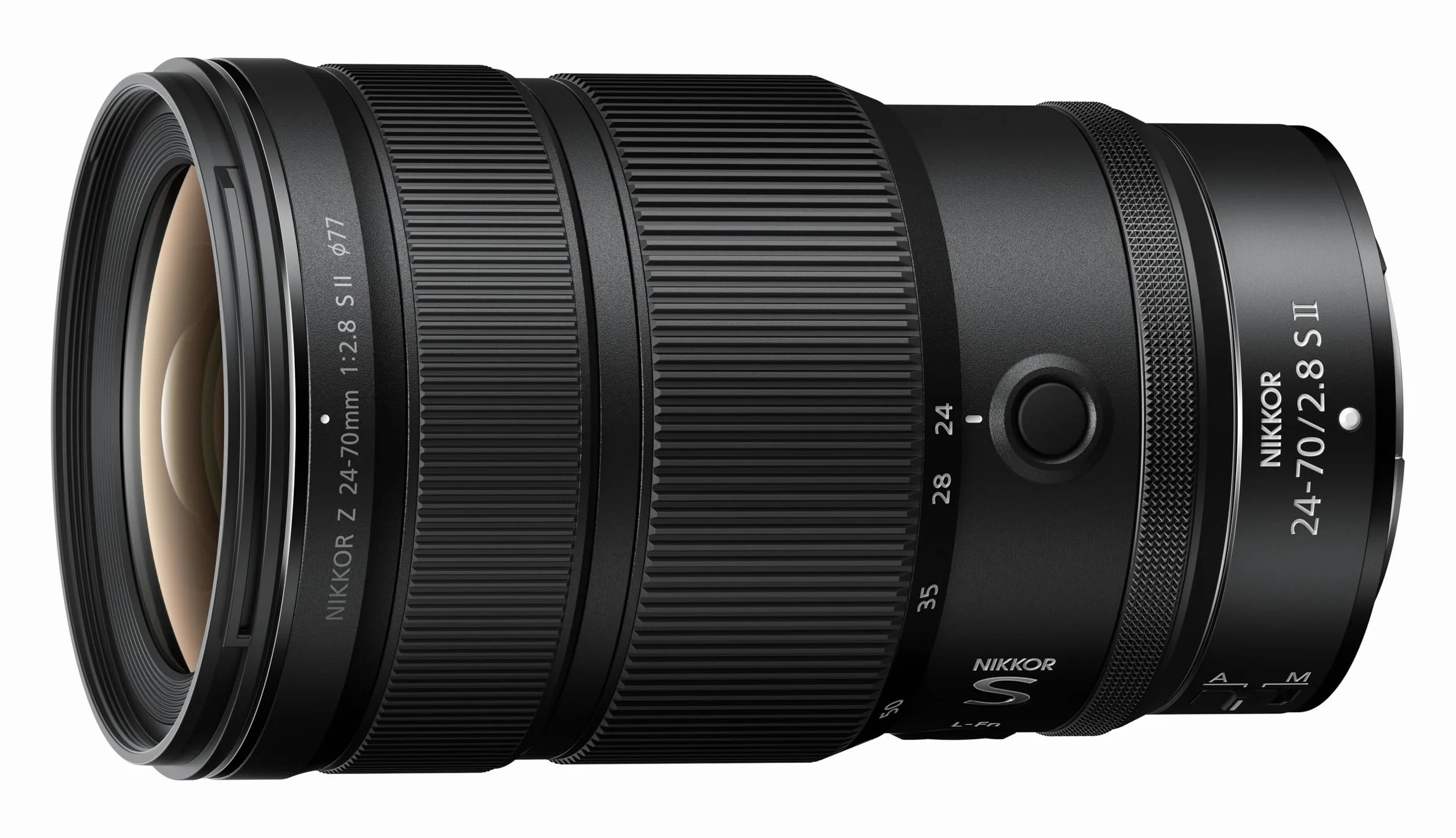Nikon Nikkor Z 24-70 mm f/2.8 S II, Obiettivo per Nikon Z, Full Frame, Zoom Interno, Autofocus Rapido SSVCM, Anti-Riflesso, Bokeh Morbido, Leggero, Tropicalizzato, Nero [Nital Card: 4 Anni]