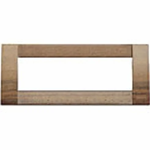 Vimar Serie Idea – Placca Classica 6 modulo legno noce