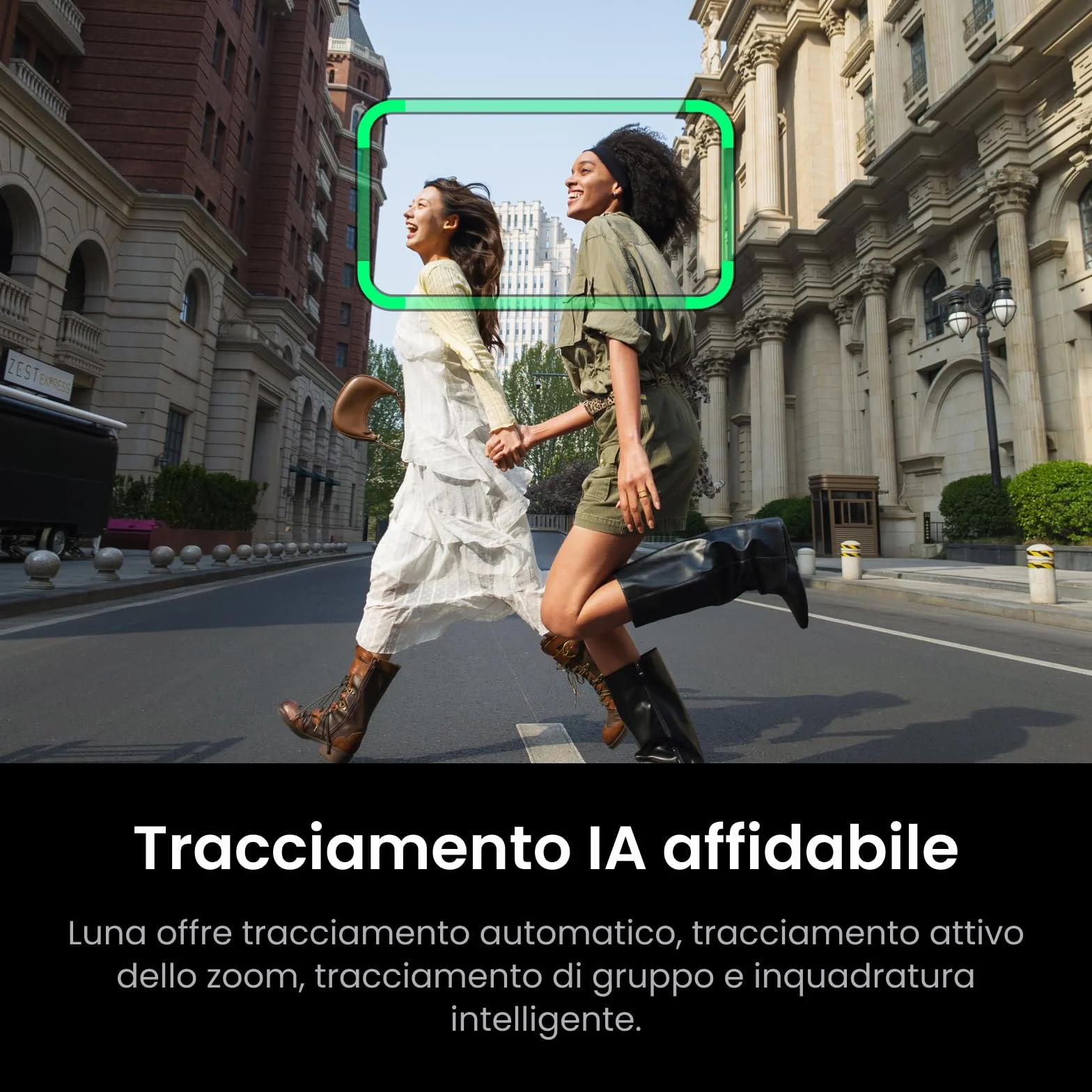 Insta360 Luna Ultra Pack Creator - Videocamera per vlog 8K con due obiettivi Leica, zoom 12x, sensore da 1", touchscreen rimovibile 2", triplo chip IA, videocamera gimbal tascabile per fotografia vlog