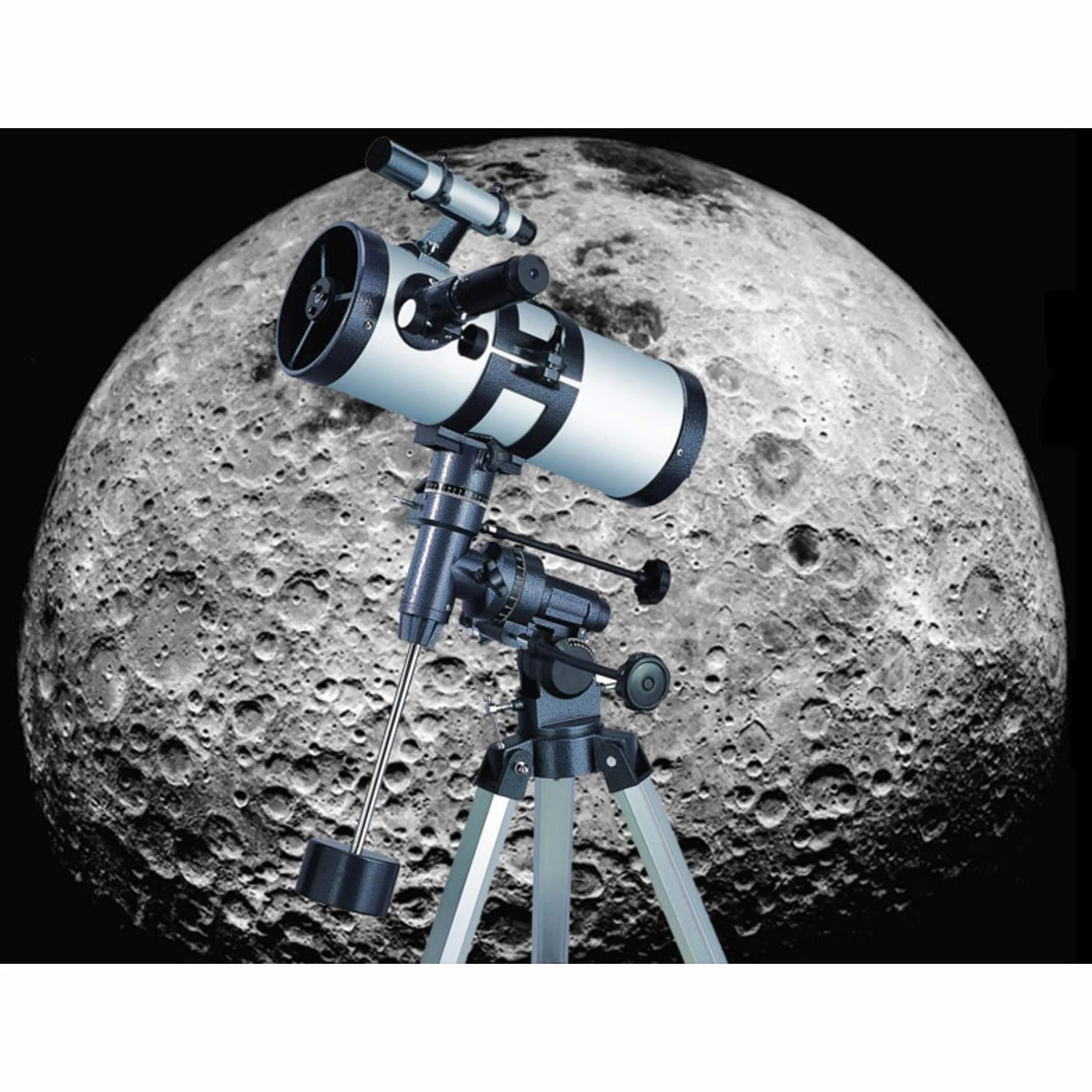 Seben 114/1000 EQ-3 Star Sheriff - telescopio a riflessione per astronomia incl. montatura parallatica e accessori Big Pack