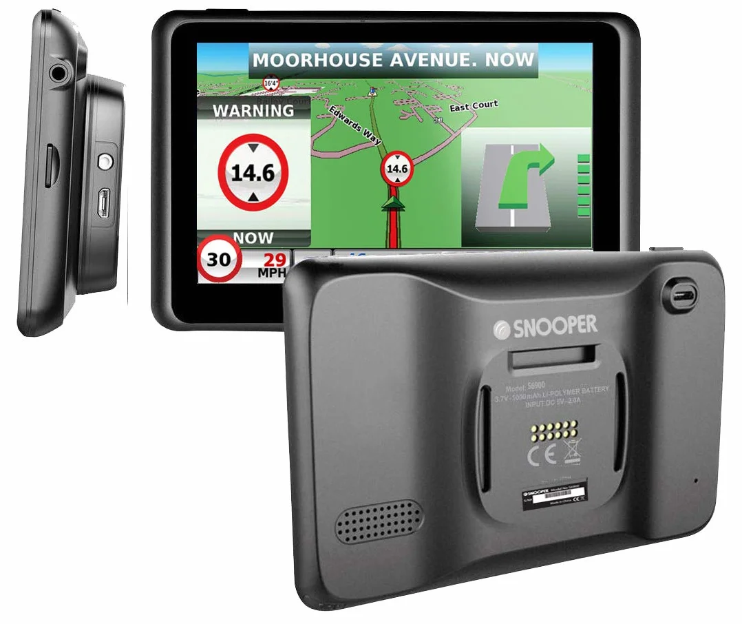 Snooper S6900 Truckmate Pro NATRS69 Navigatore per Camion Schermo Touch 7 Pollici Mappe Gratuite 50 Paesi