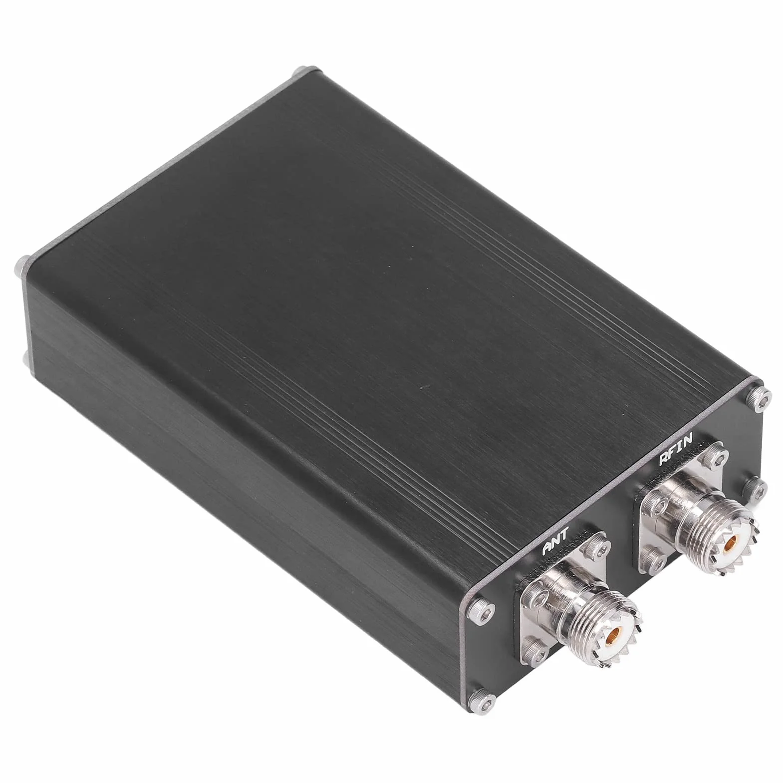 KIMISS Sintonizzatore Antenna Automatico Mini 1.8~55MHz con Display 0.96IN e Custodia, Perfetto per Radioamatatori e Appassionati di Elettronica