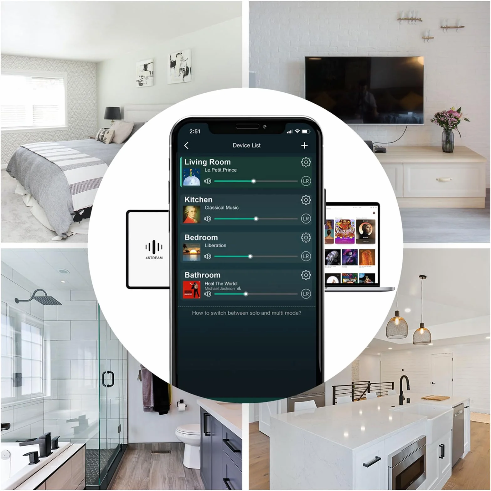 Arylic Up2stream S50 Pro+, Ricevitore Audio WiFi e Bluetooth， Preamplificatore aptX HD con ESS Sabre Dac Multiroom/multizone, Ricevitore Stereo Wireless con AirPlay, Spotify, Internet Radio