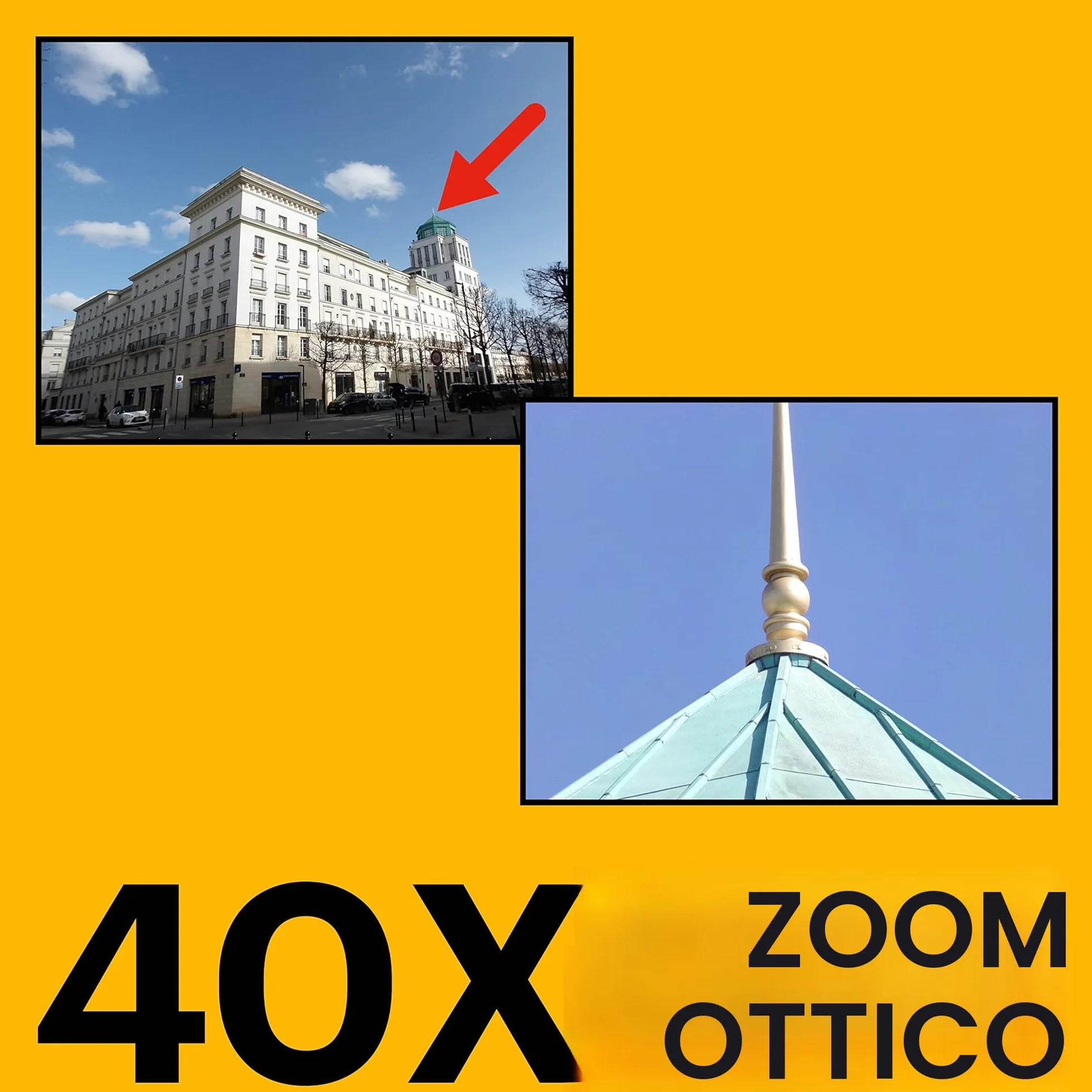 KODAK Pixpro Astro Zoom AZ405 - Fotocamera digitale bridge, Zoom X40, Grandangolo 24mm, 20 megapixel, LCD 3, Video Full HD 1080p, OIS, Batteria AA - Nero