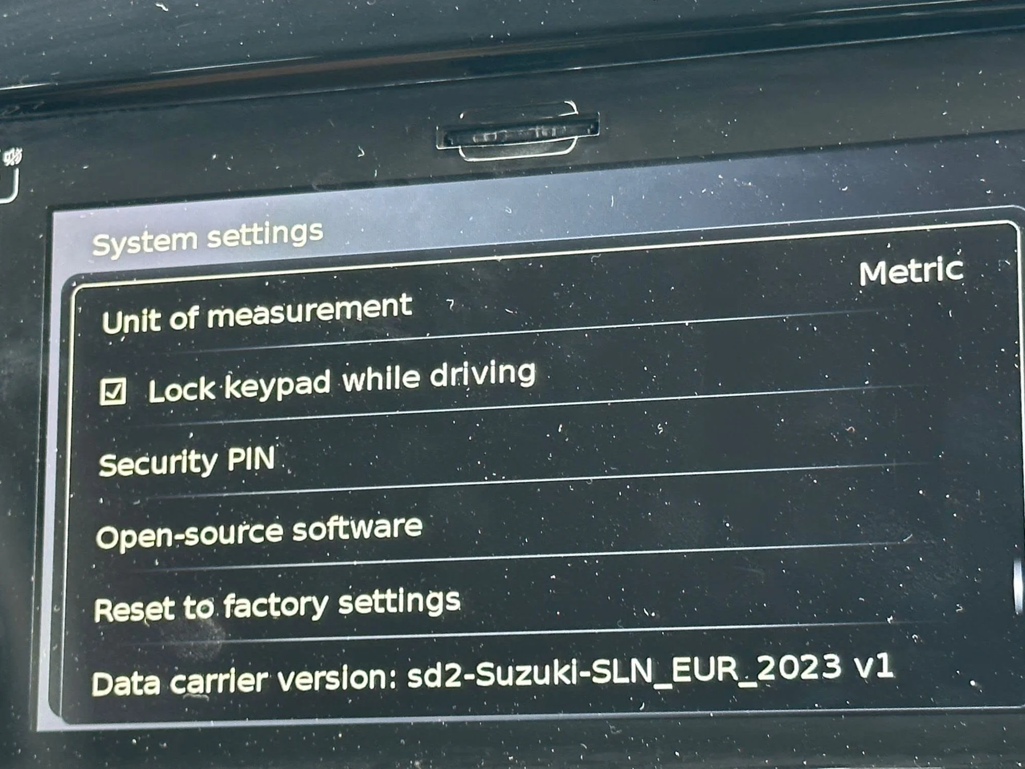 Navigazione GPS Europa 2023 Scheda SD compatibile Suzuki SLDA