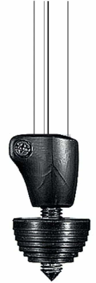 Manfrotto 439SPK2 Accessorio per Treppiede, Serie 190, Kit 3 Piedini Reversibili con Puntale Metallico, in Alluminio e Plastica, Nero