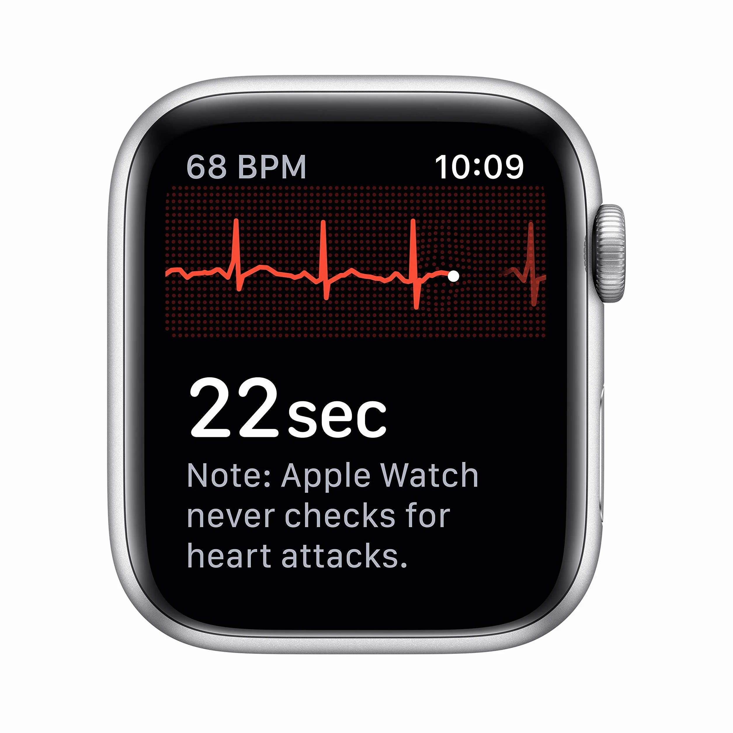 Apple Watch Series 5 44mm (GPS + Cellular) - Cassa In Alluminio Color Argento Con Bianco Cinturino Sport (Ricondizionato)