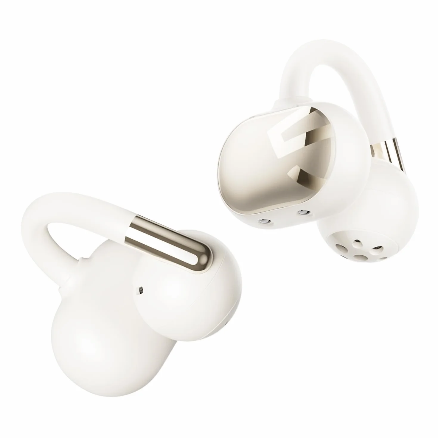 SoundPEATS Clip1 Open-Ear Auricolari, con Hi-Res e LDAC, Audio Dolby, Autonomia di 40 Ore, Ricarica Rapida, Bluetooth 5.4, Connessione Multipla, IPX5, Rilevamento Uso, PeatsAudio APP