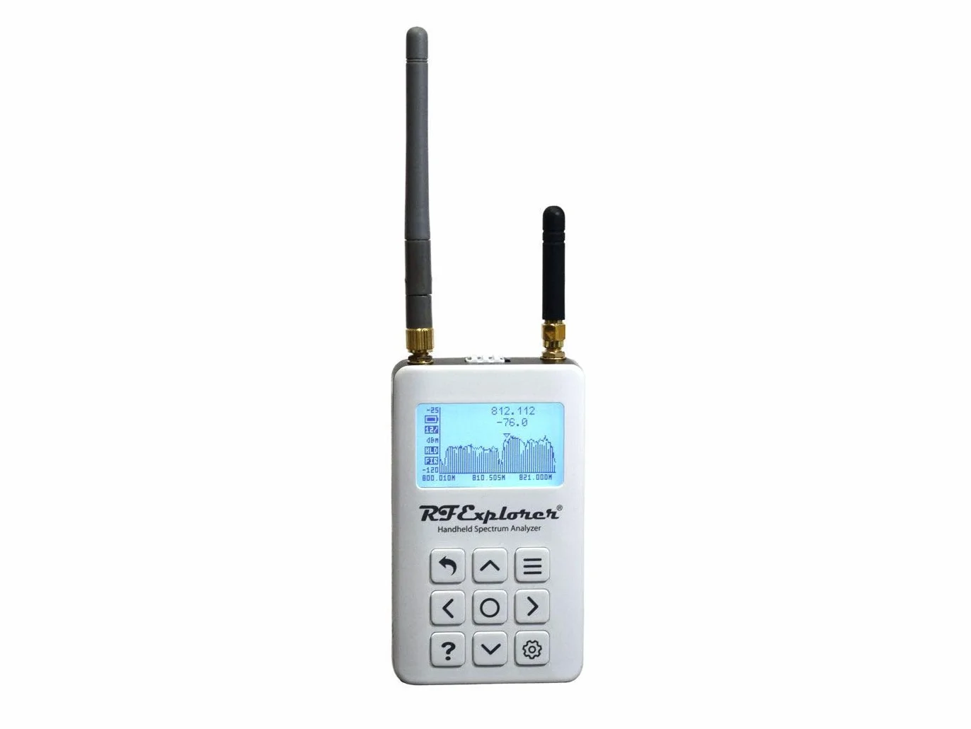 RF Explorer 6G Combo Plus – Analizzatore di Spettro RF Portatile 50 kHz – 6,1 GHz (fino a 7,5 GHz) per HAM, SDR, con Custodia in Alluminio e USB Ricaricabile